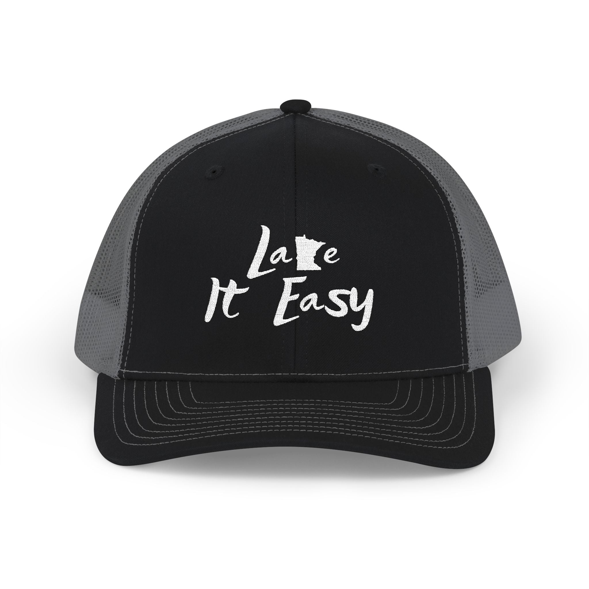 Lake It Easy Snapback Trucker Cap