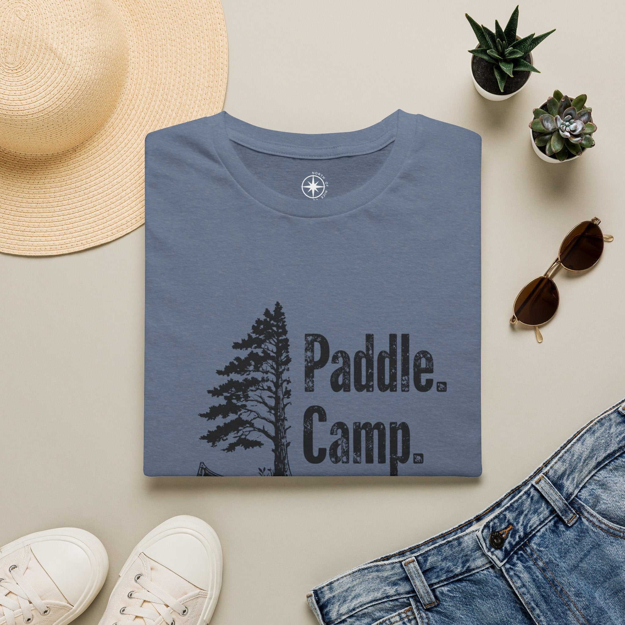 Paddle. Portage. Repeat. T-shirt