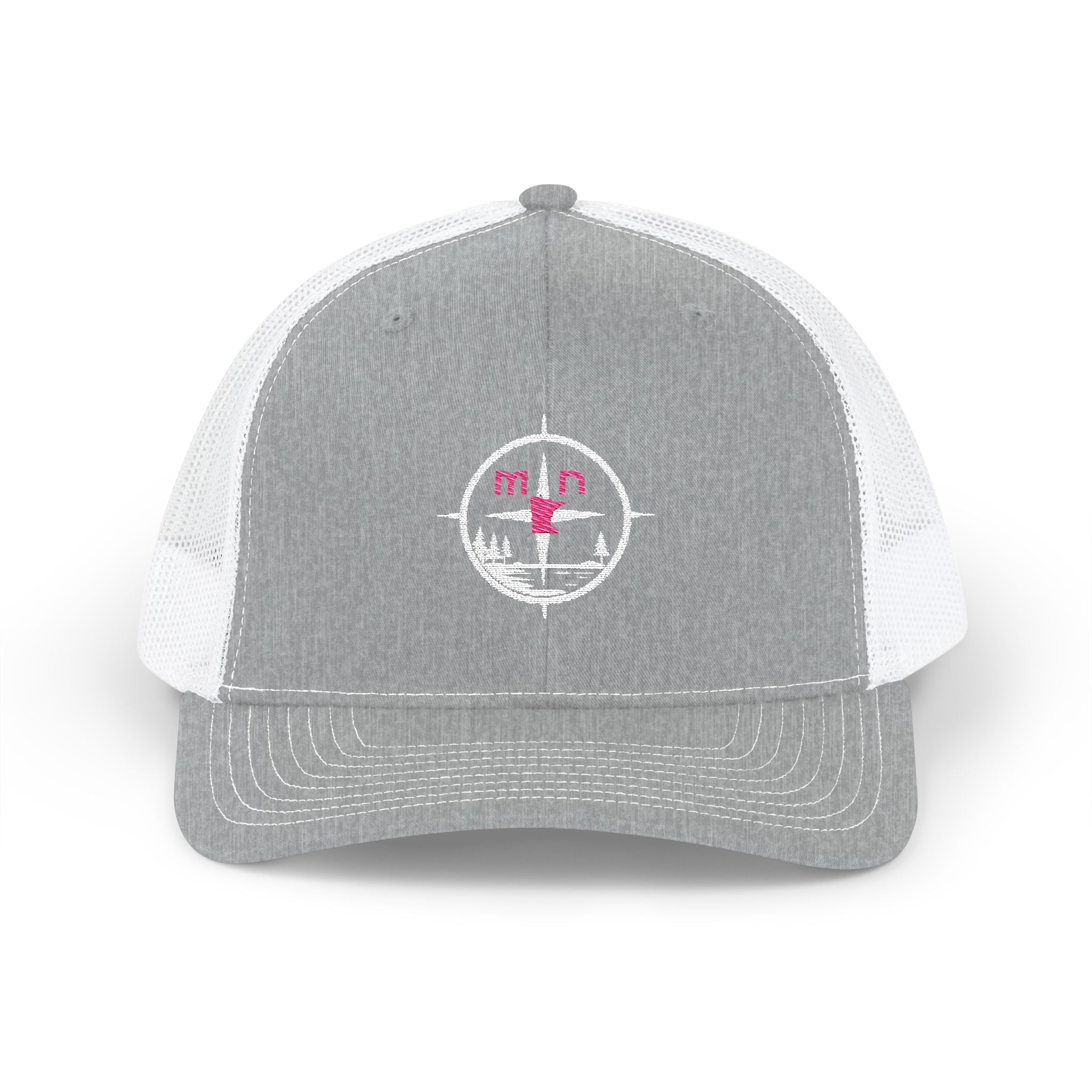Embroidered MN Snapback Trucker Cap, Hat with Est 1858