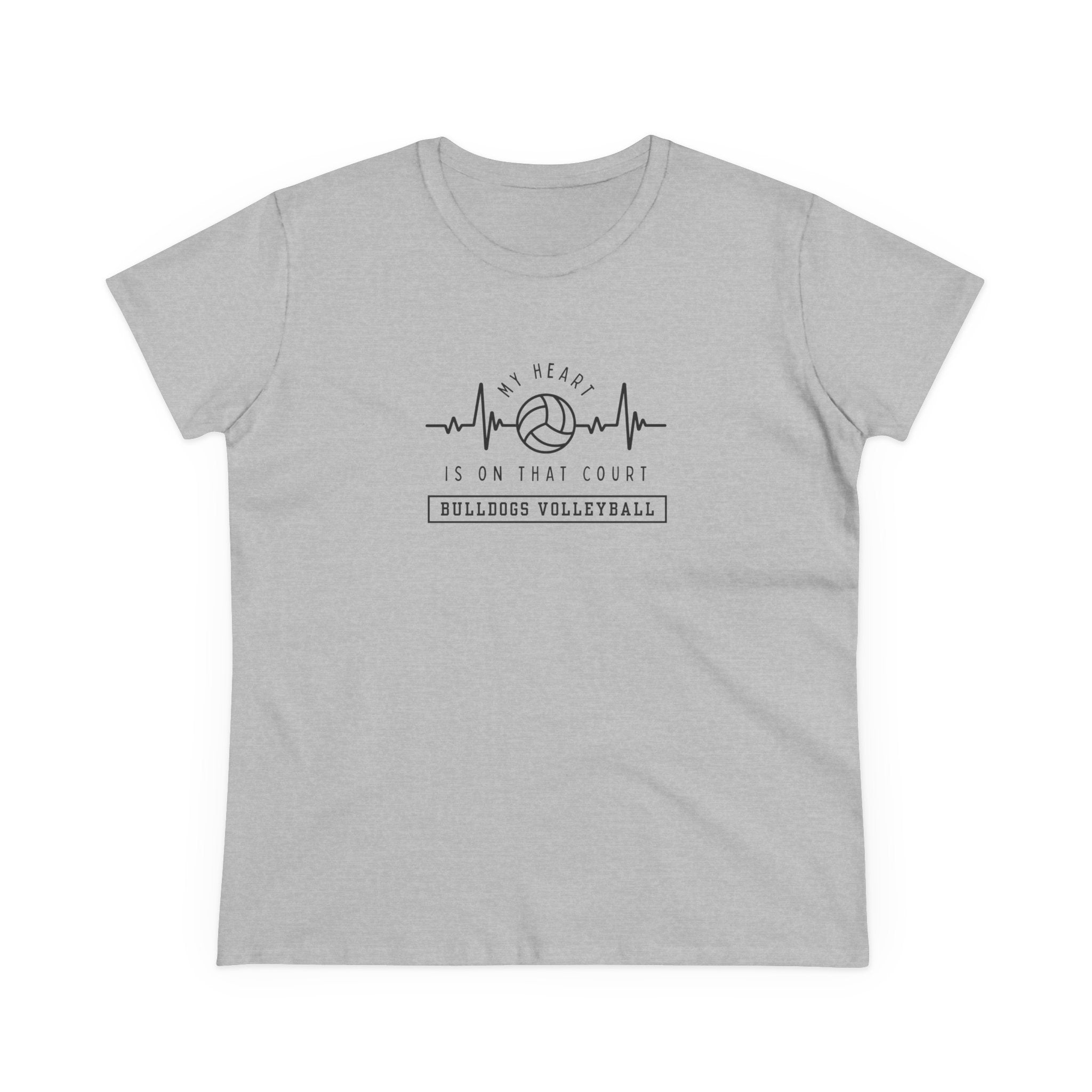 Personalized (Optional) Heartfelt Volleyball Tee for Women