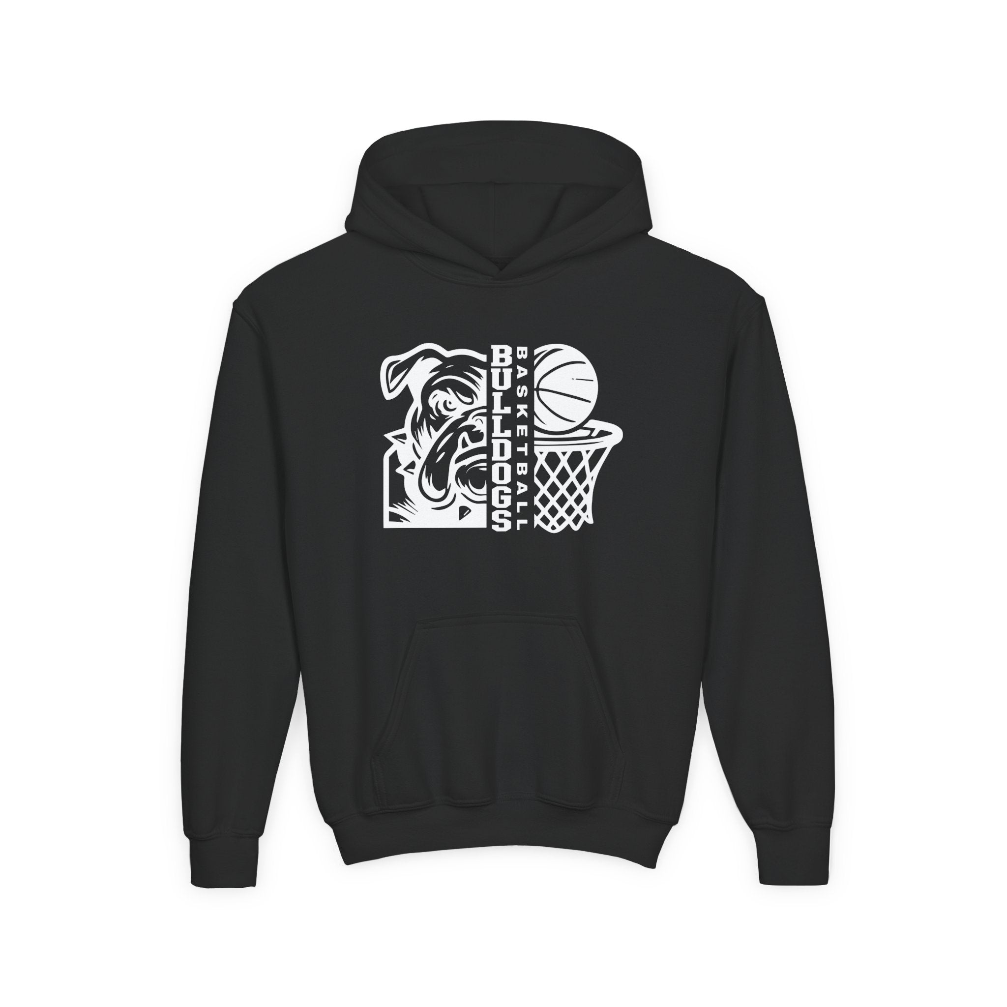 Bulldog Basketball Hooded Sweatshirt | Youth Hoodie