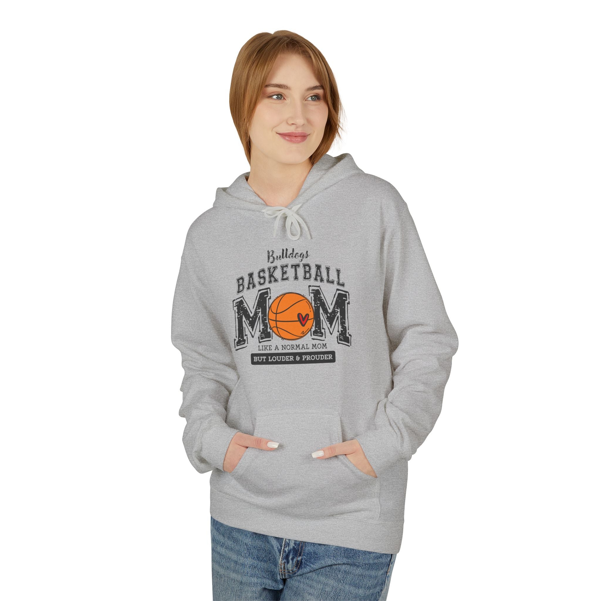 Bulldog Basketball Mom Hoodie