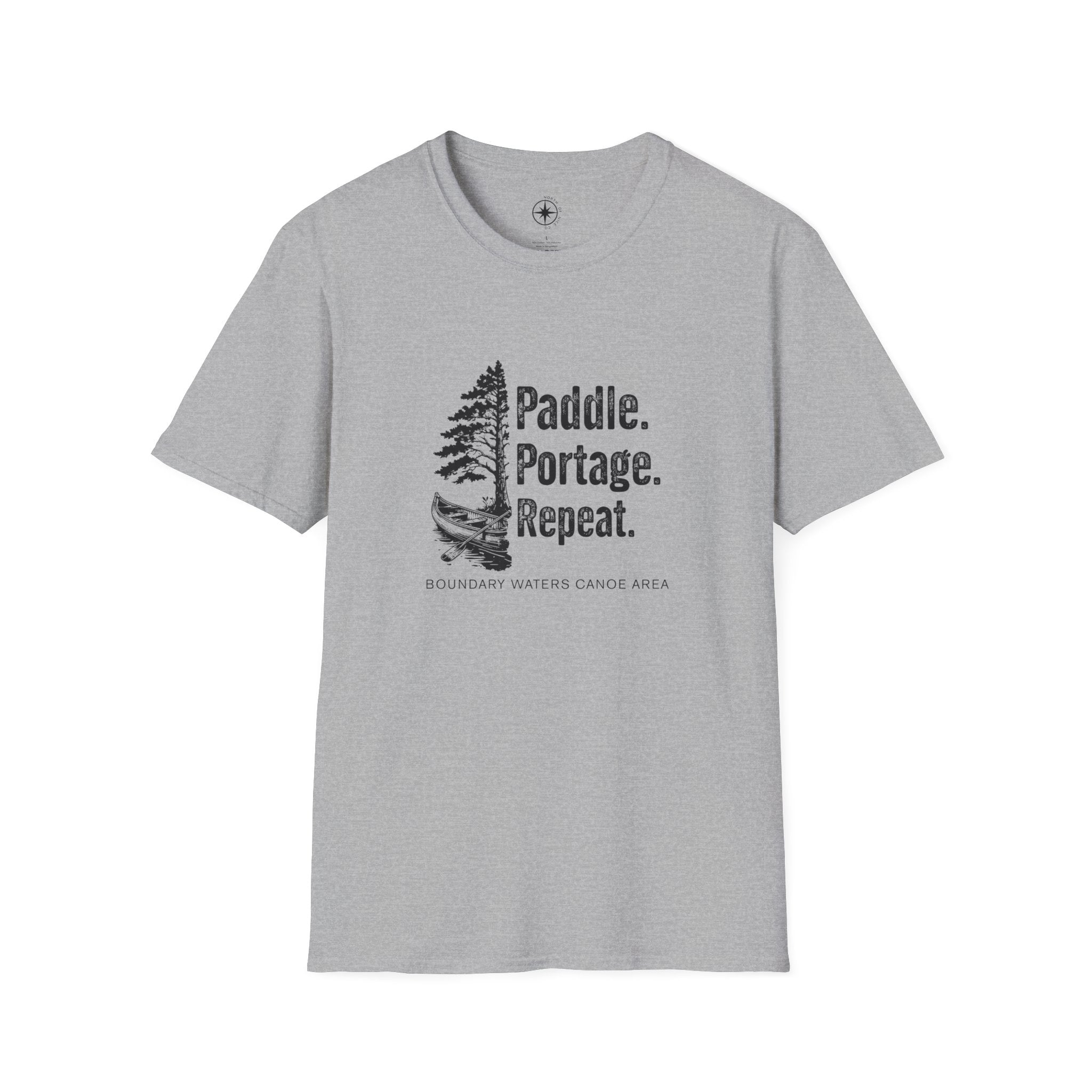 Paddle. Portage. Repeat. T-shirt