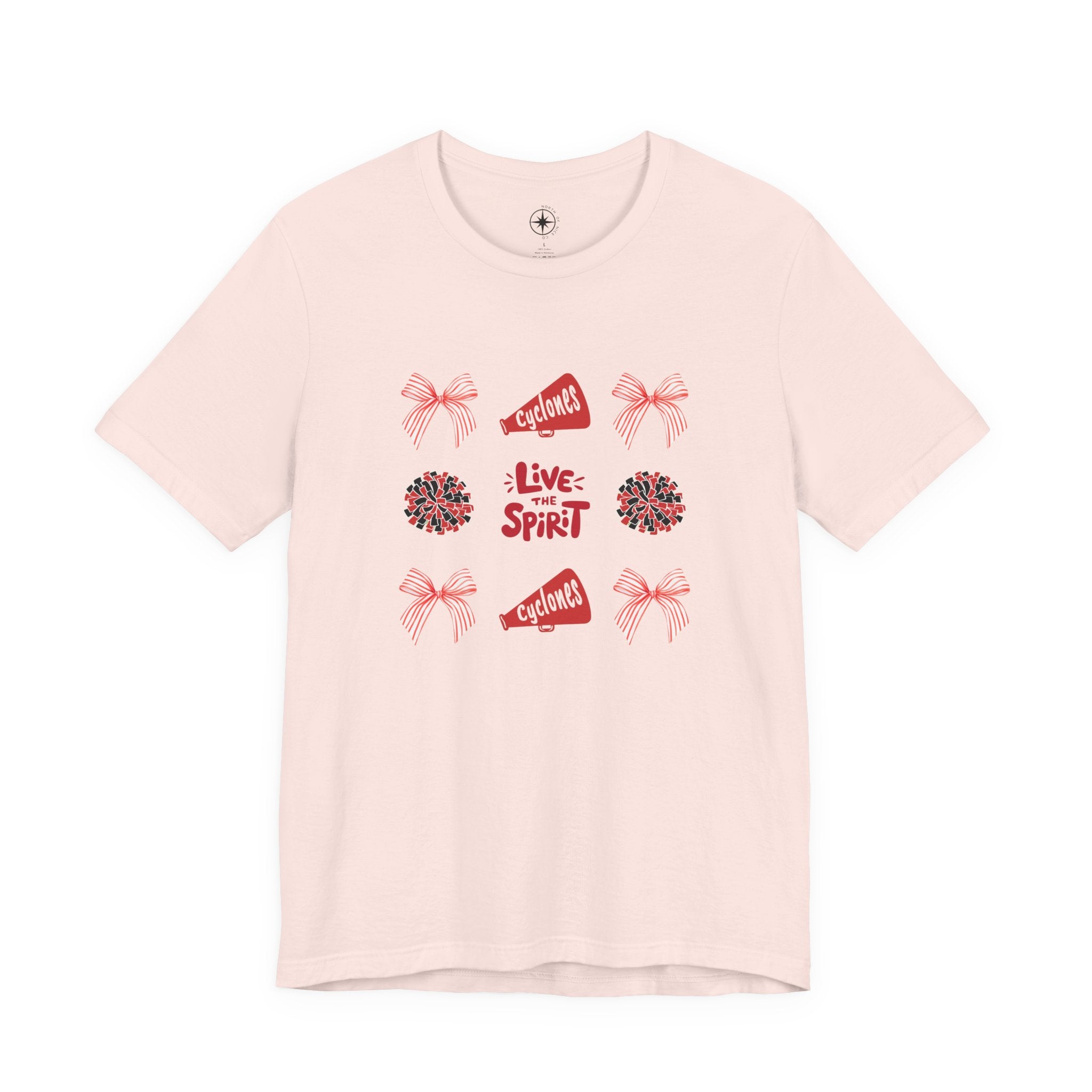 Live the Spirit Cyclone Cheerleading Tee