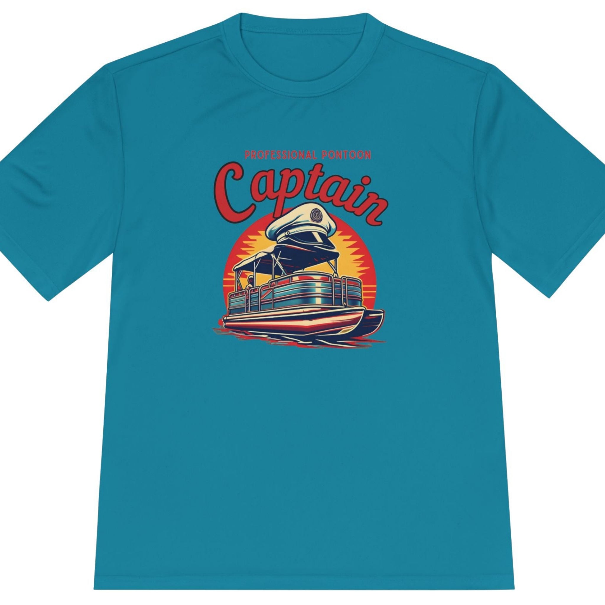 Professional Pontoon Captain Moisture Wicking T-shirt