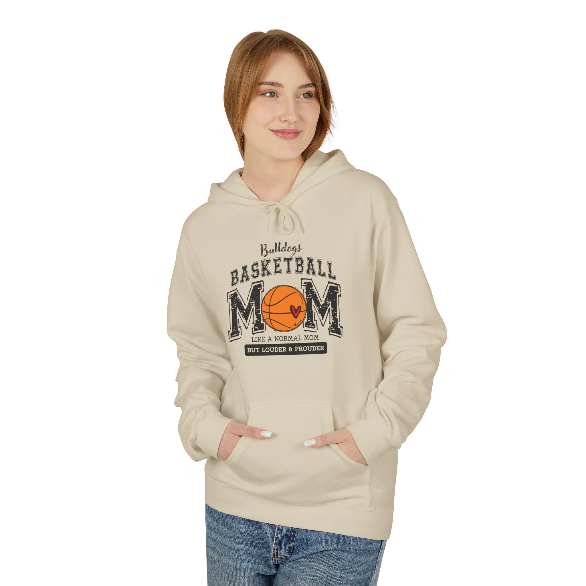 Bulldog Basketball Mom Hoodie