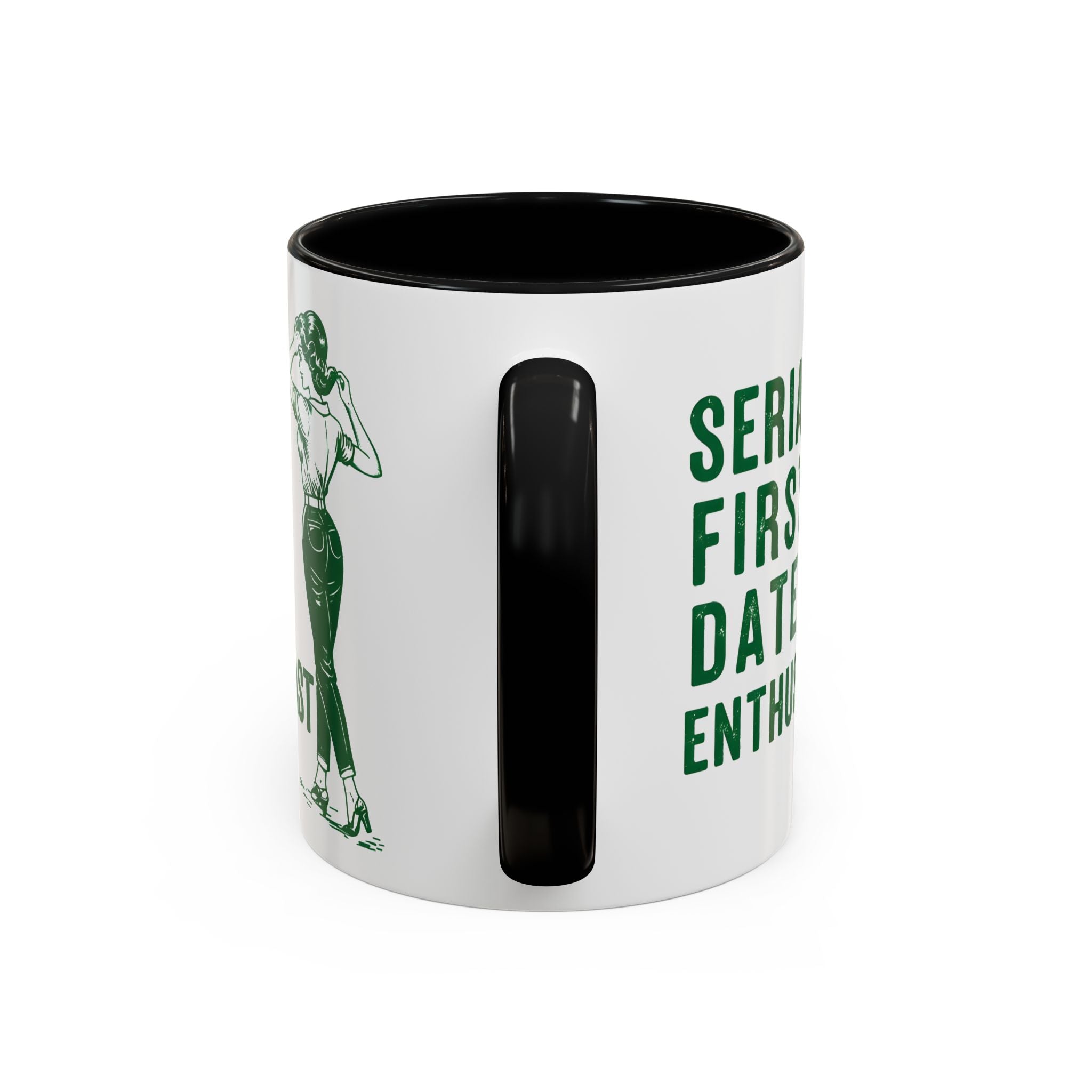 Serial First Dater coffee mug