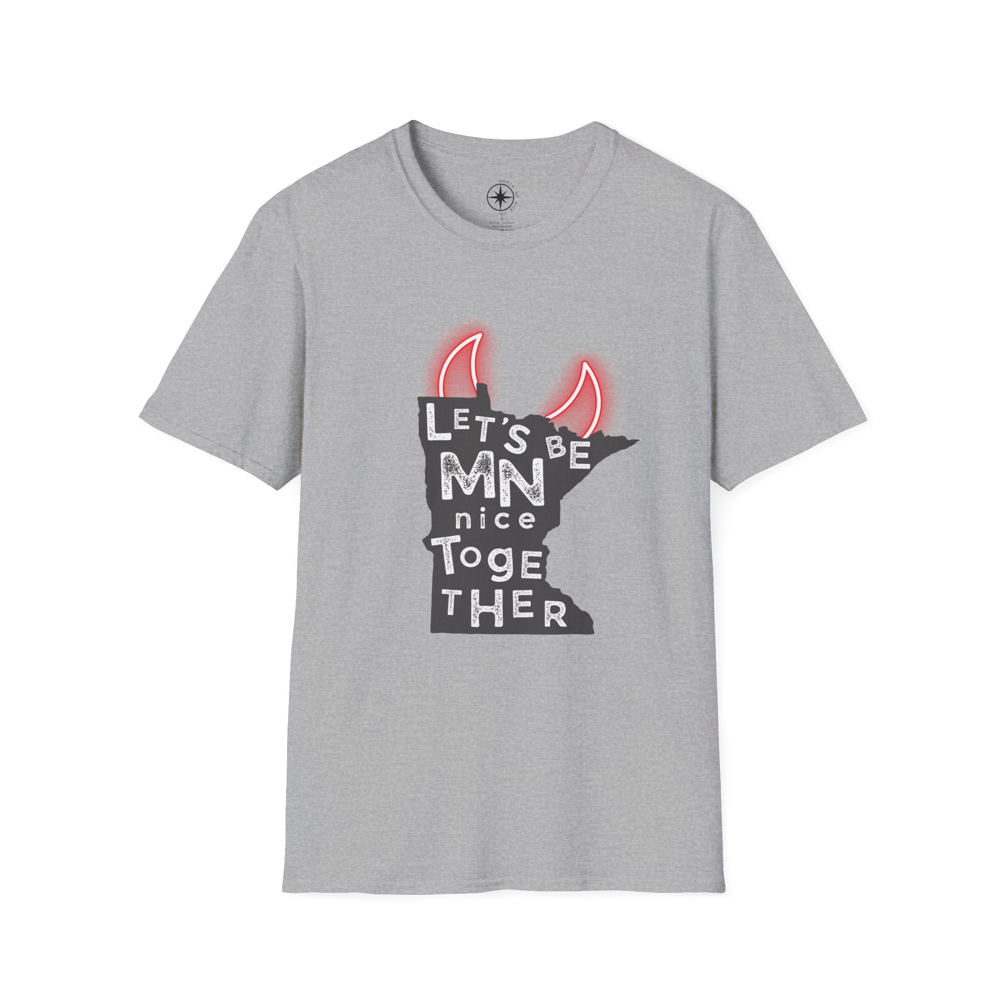 Minnesota Nice Devil Horn Tshirt