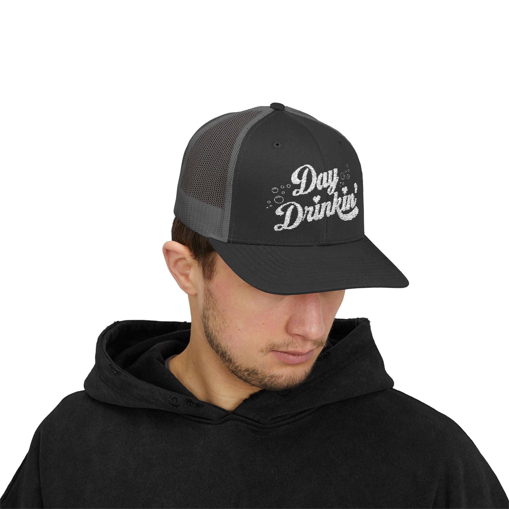 Sparkly Day Drinkin' Snapback Trucker Cap