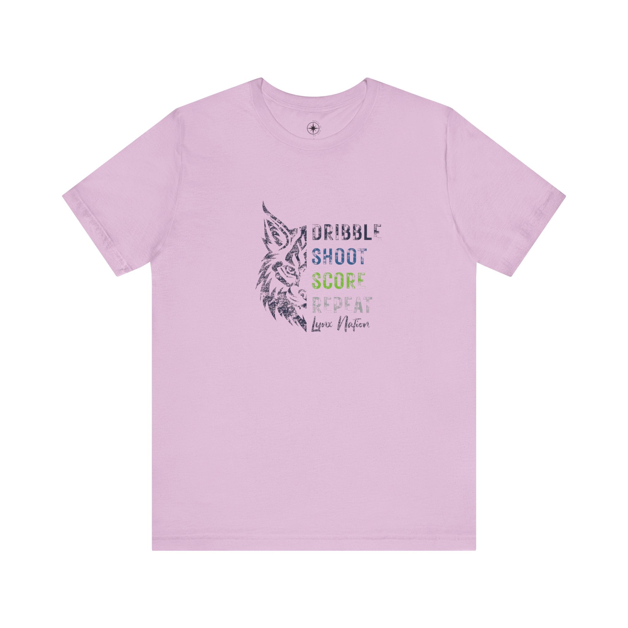 Dribble, Shoot, Score, Repeat, Lynx Nation Tee