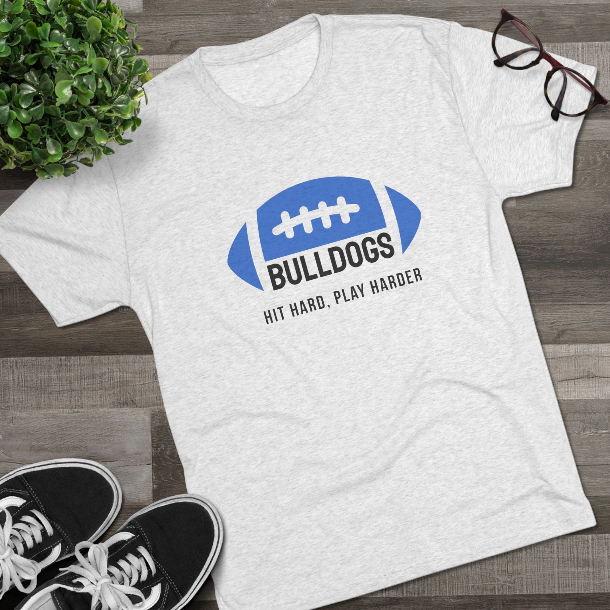 Personalized (Optional) Bulldogs Football T-shirt