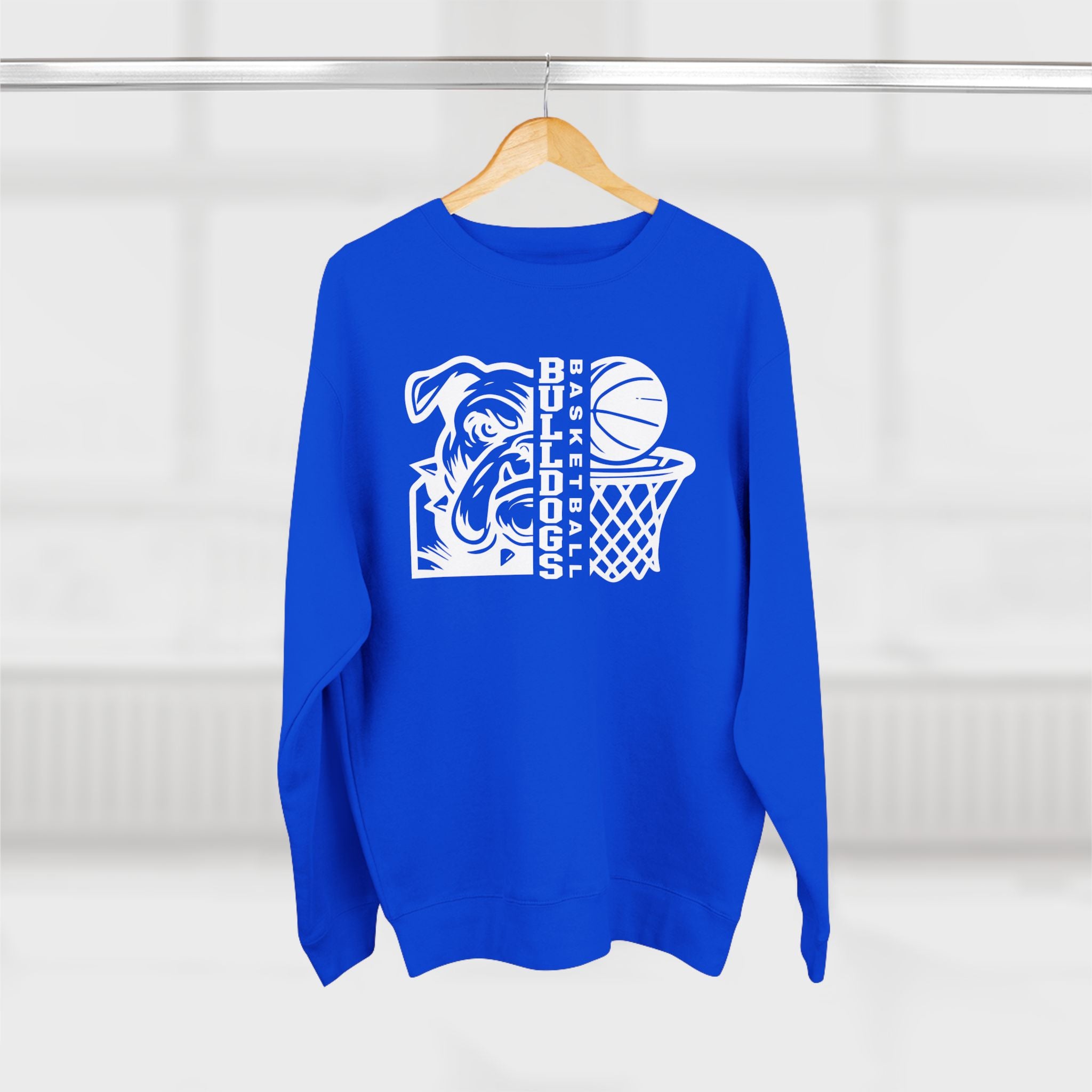 Bulldog Basketball Unisex Crewneck Sweatshirt
