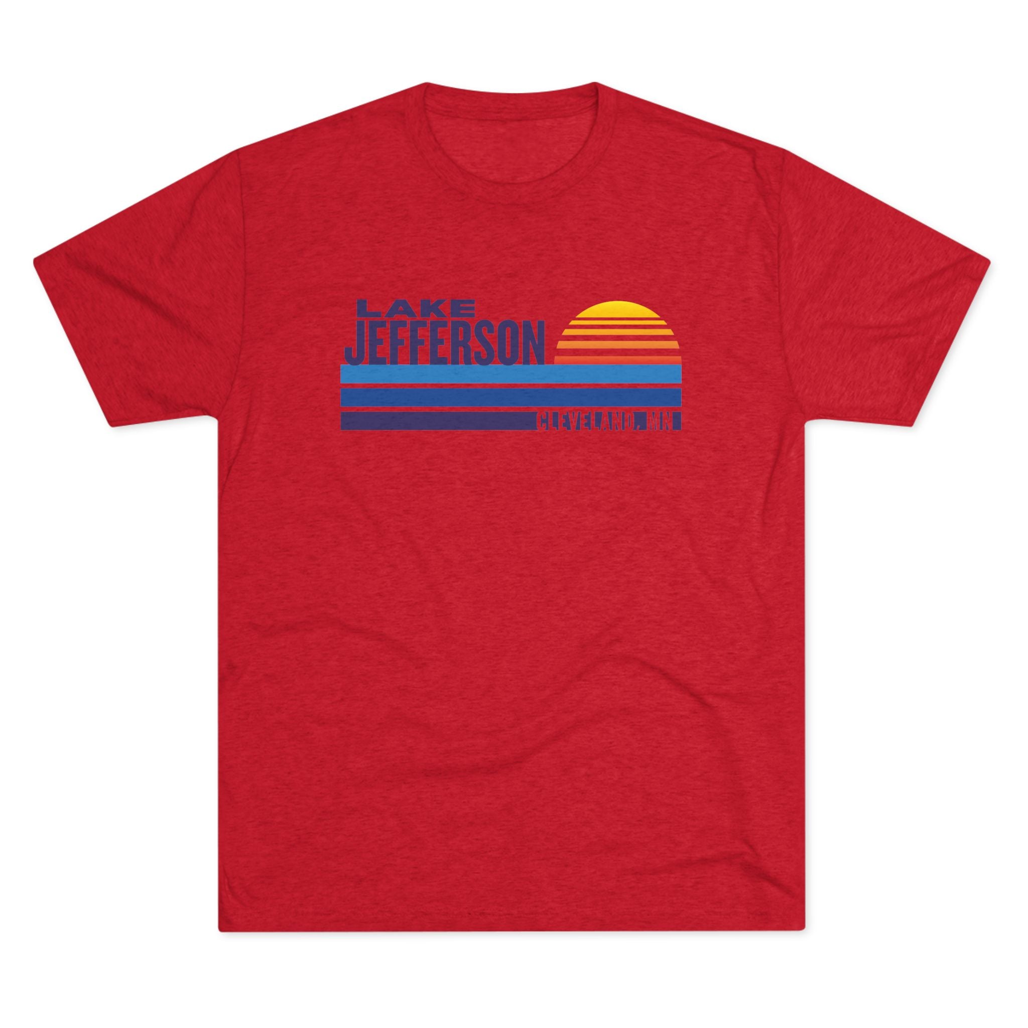 Lake Jefferson Cleveland MN Tee — Vintage Lakeside Crew Shirt