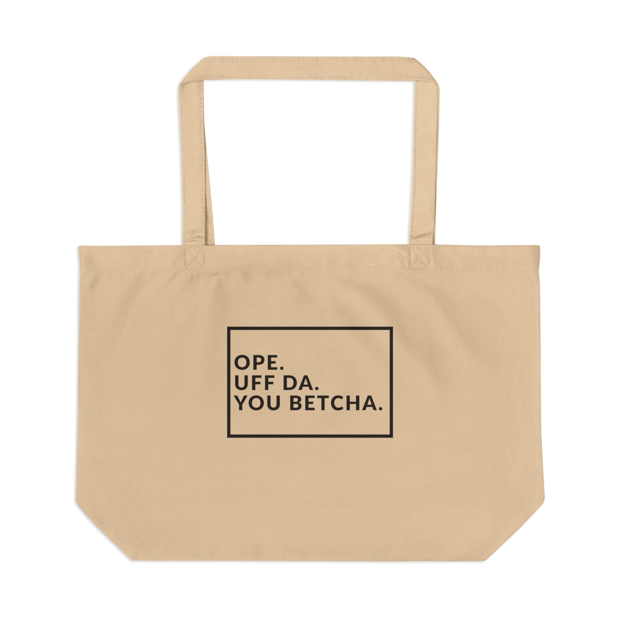 Minnesota Tote Bag — Large Eco Canvas Market Tote