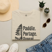 Paddle. Portage. Repeat. T-shirt
