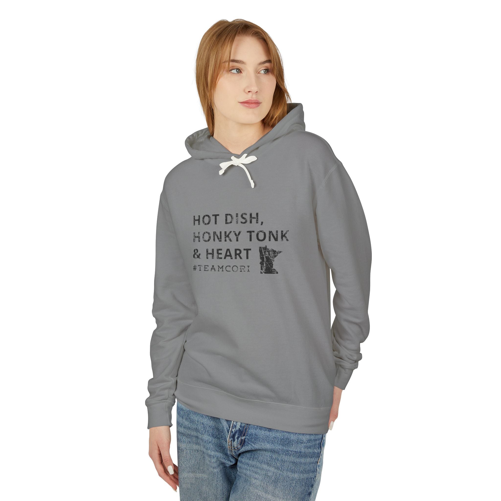 Hotdish, Honkytonk & Heart – #TeamCori Hoodie