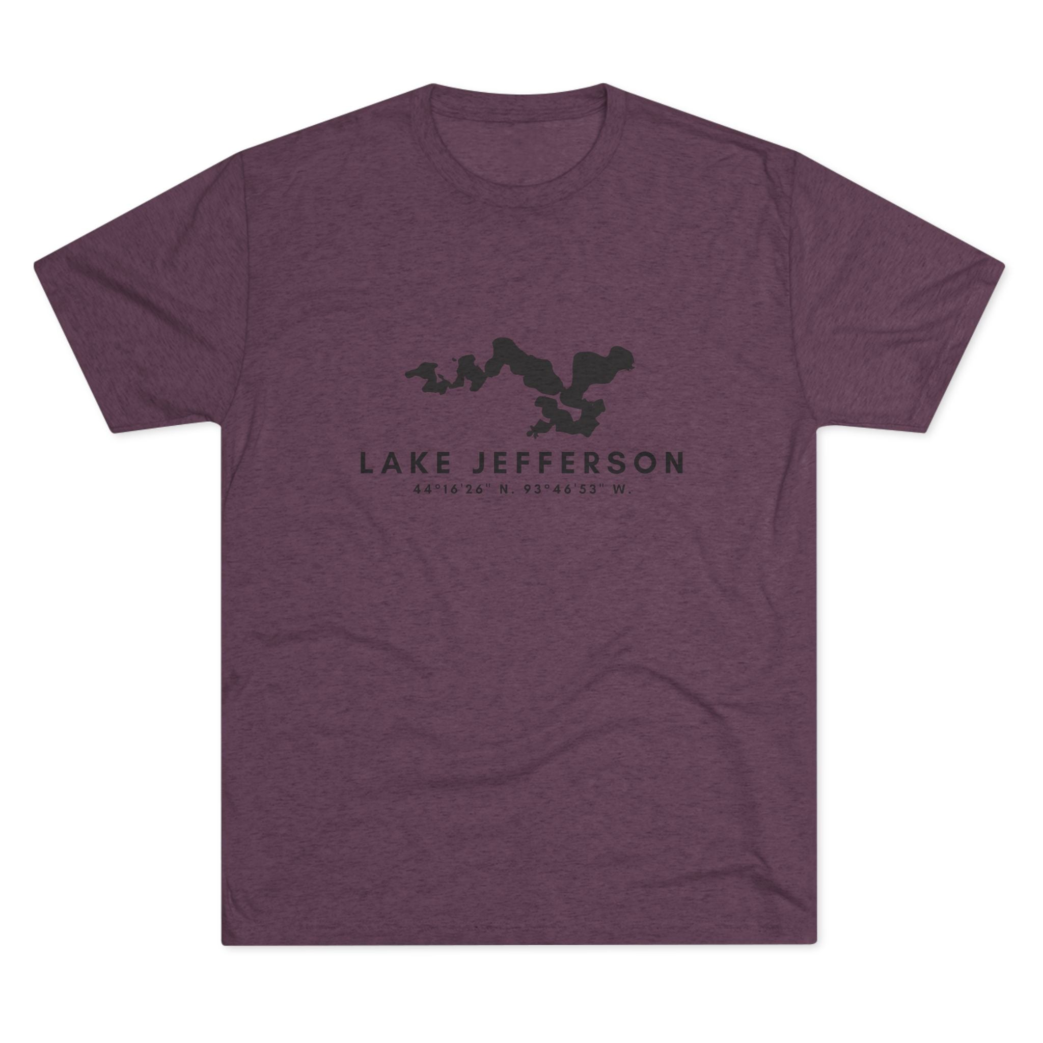 Lake Jefferson Map Tee