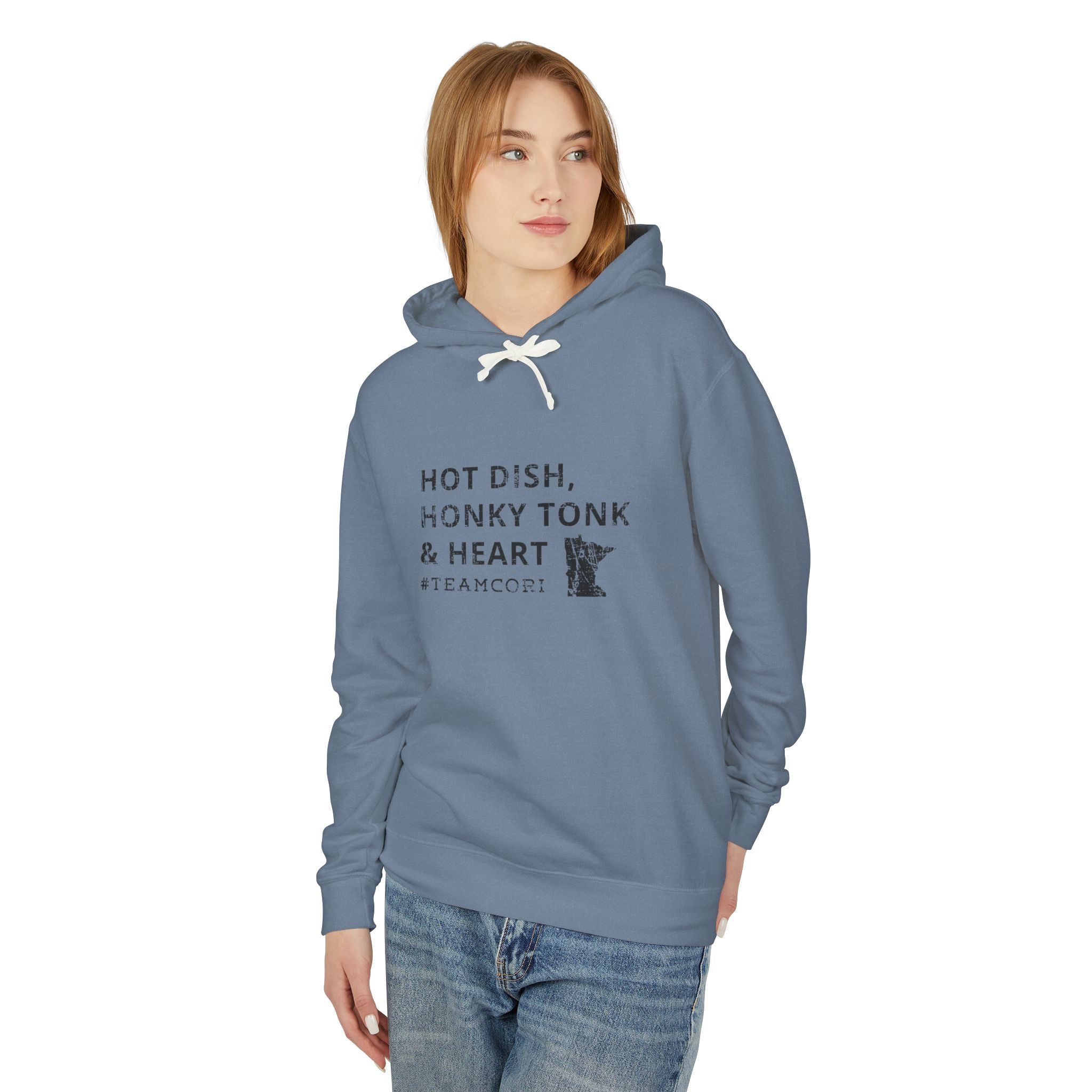 Hotdish, Honkytonk & Heart – #TeamCori Hoodie
