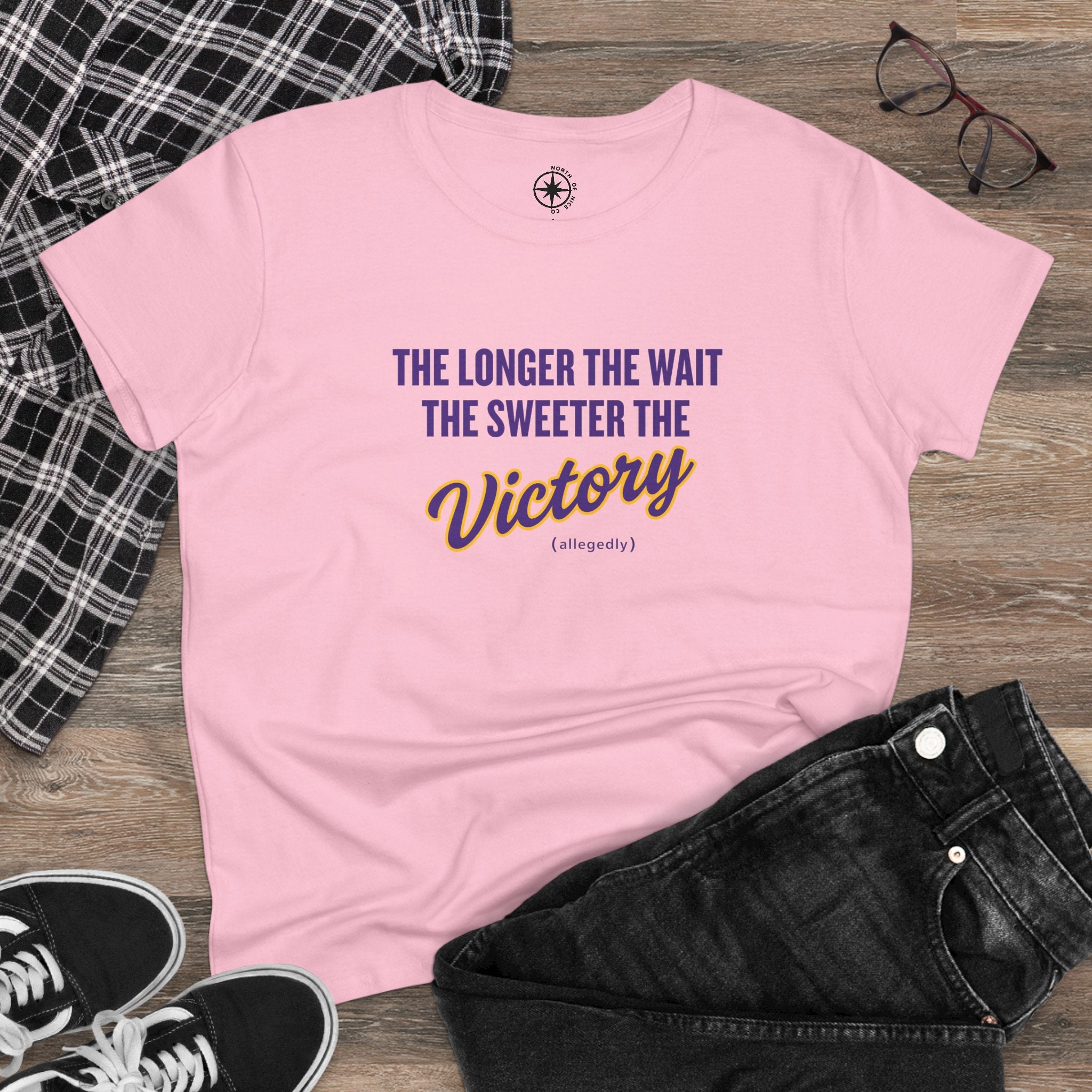 The Longer the Wait MN Football T-shirt (Women's fit)