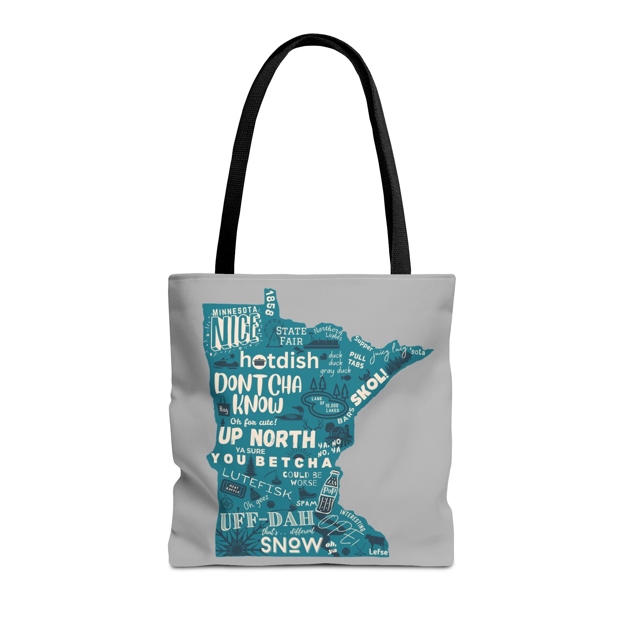 Minnesota Wordmap Tote Bag