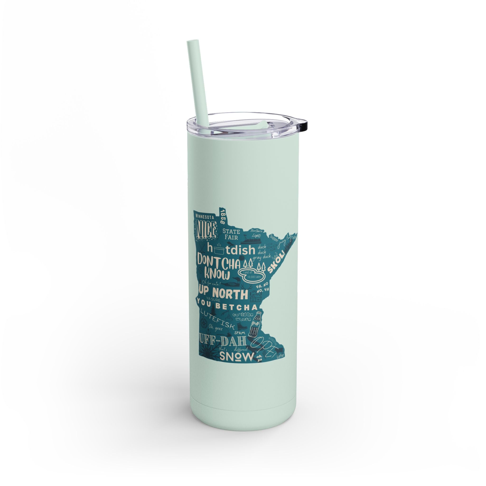Minnesota Vibes 20oz Travel Tumbler