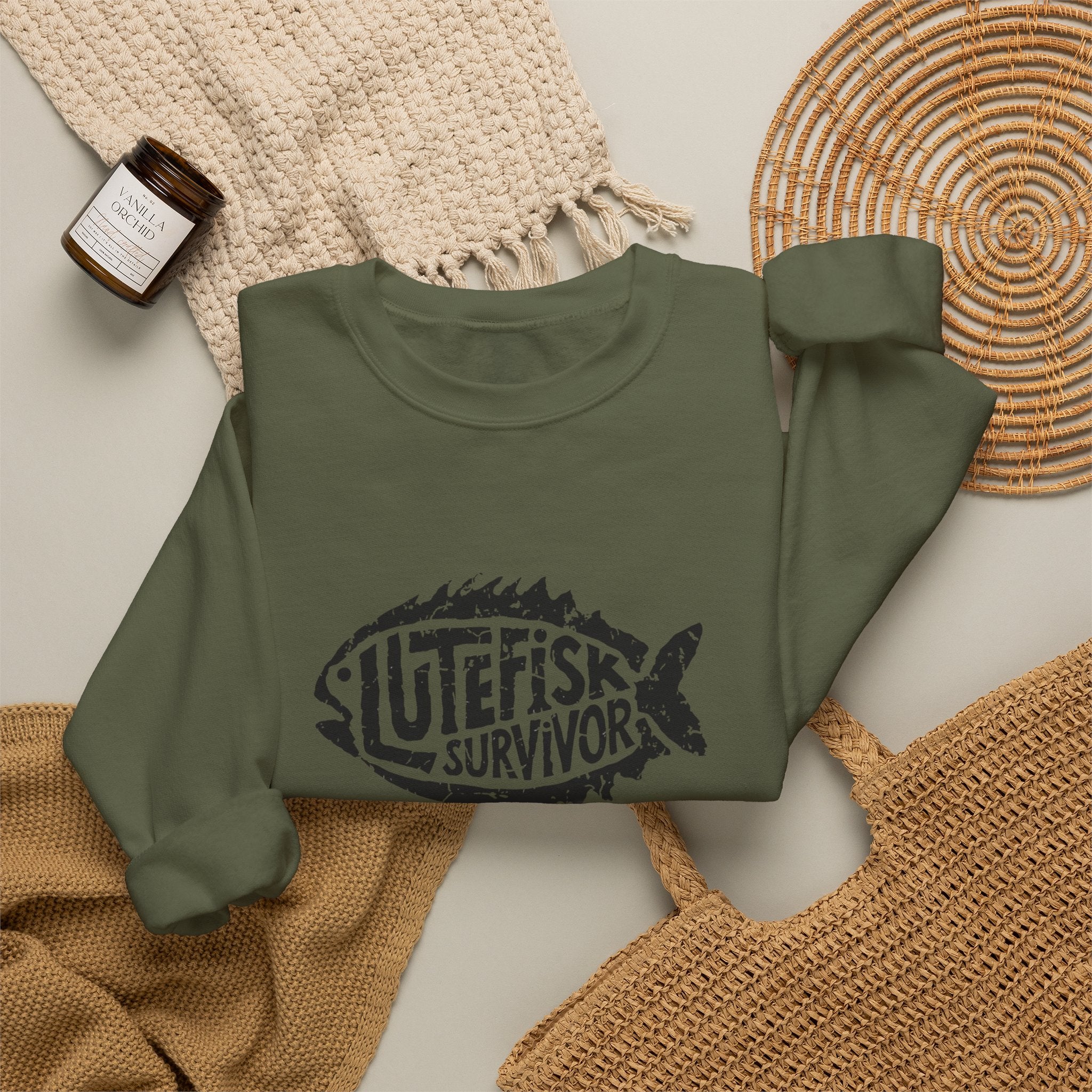 Lutefisk Survivor Sweatshirt
