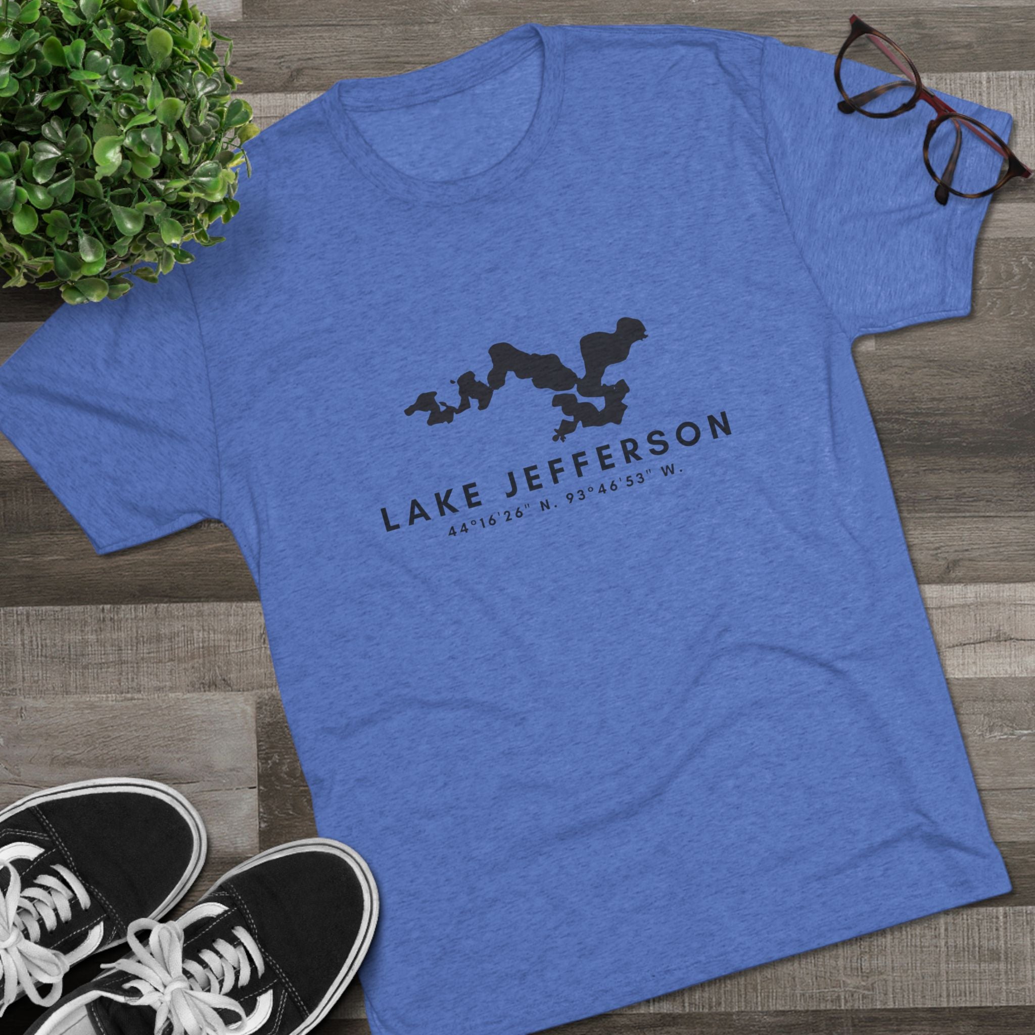 Lake Jefferson Map Tee