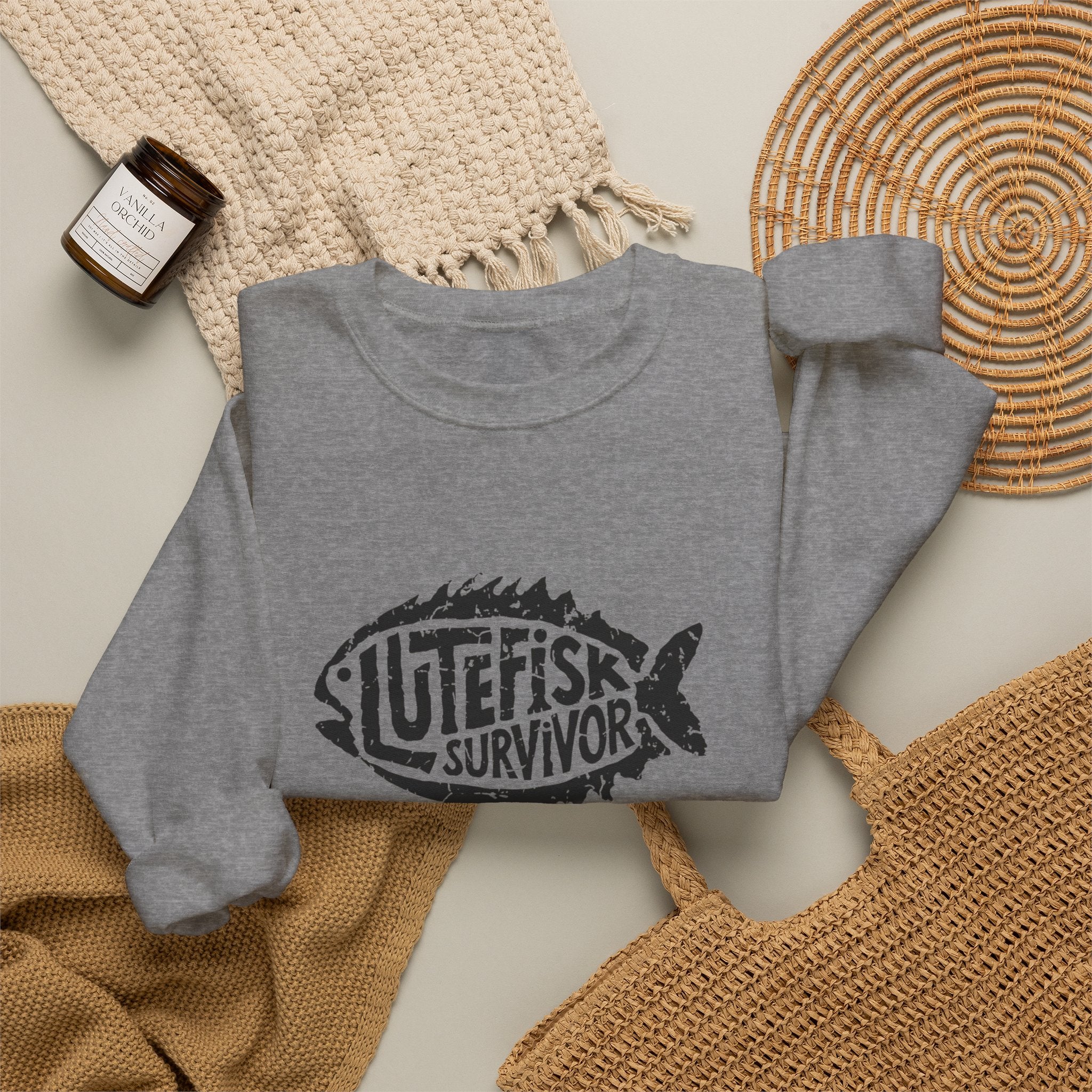 Lutefisk Survivor Sweatshirt