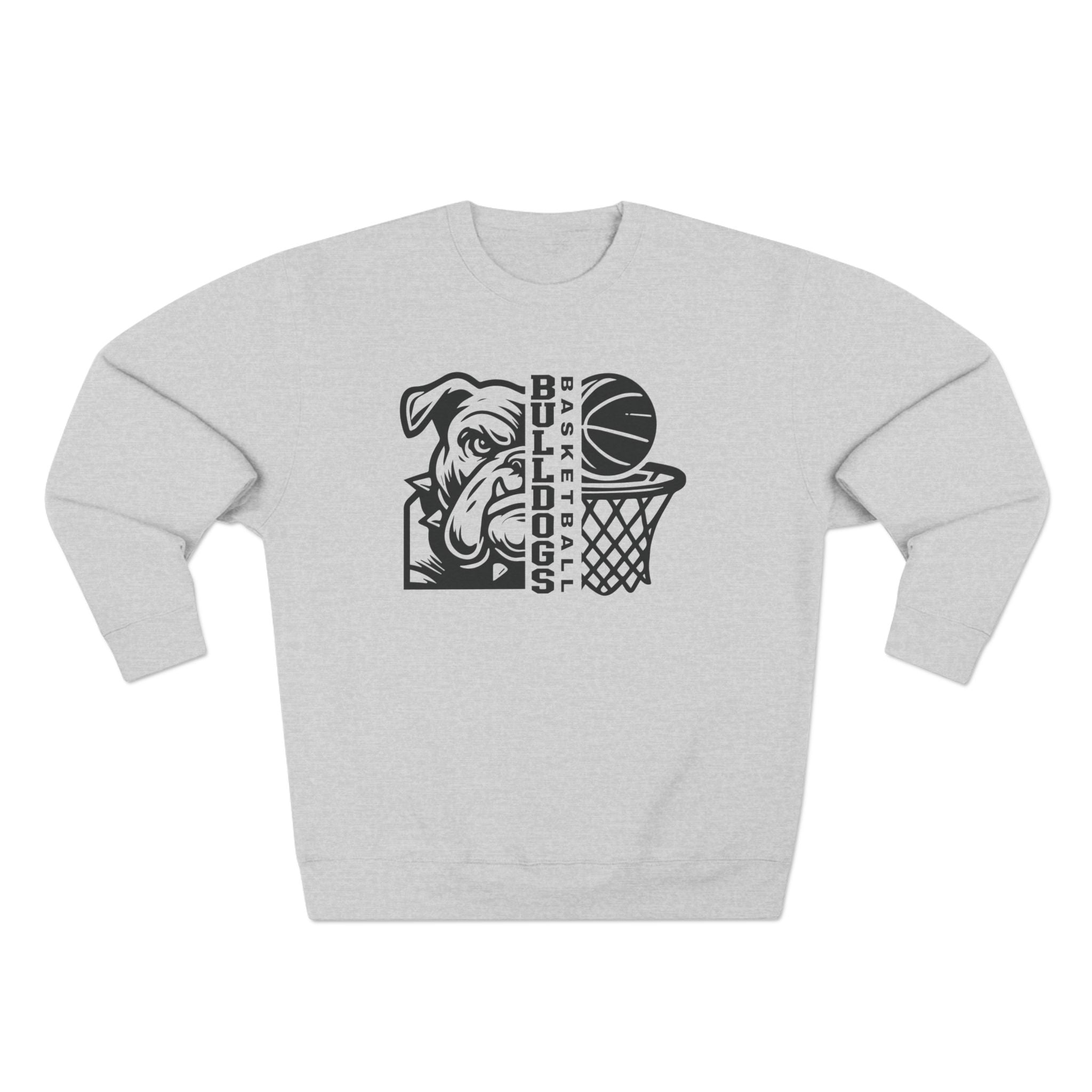 Bulldog Basketball Unisex Crewneck Sweatshirt