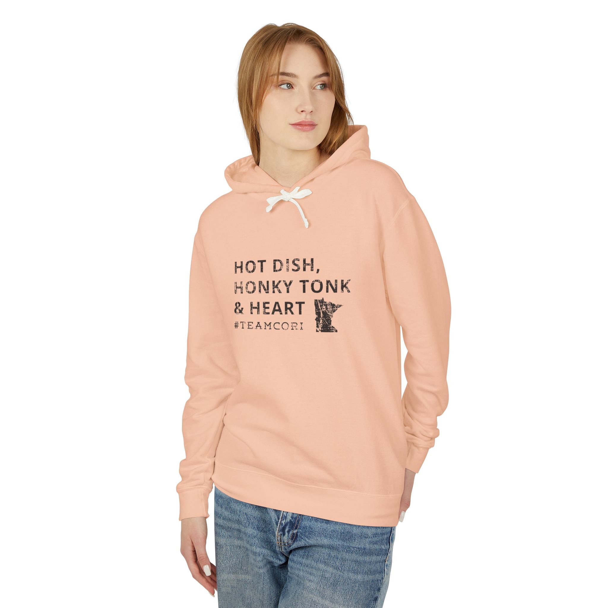 Hotdish, Honkytonk & Heart – #TeamCori Hoodie