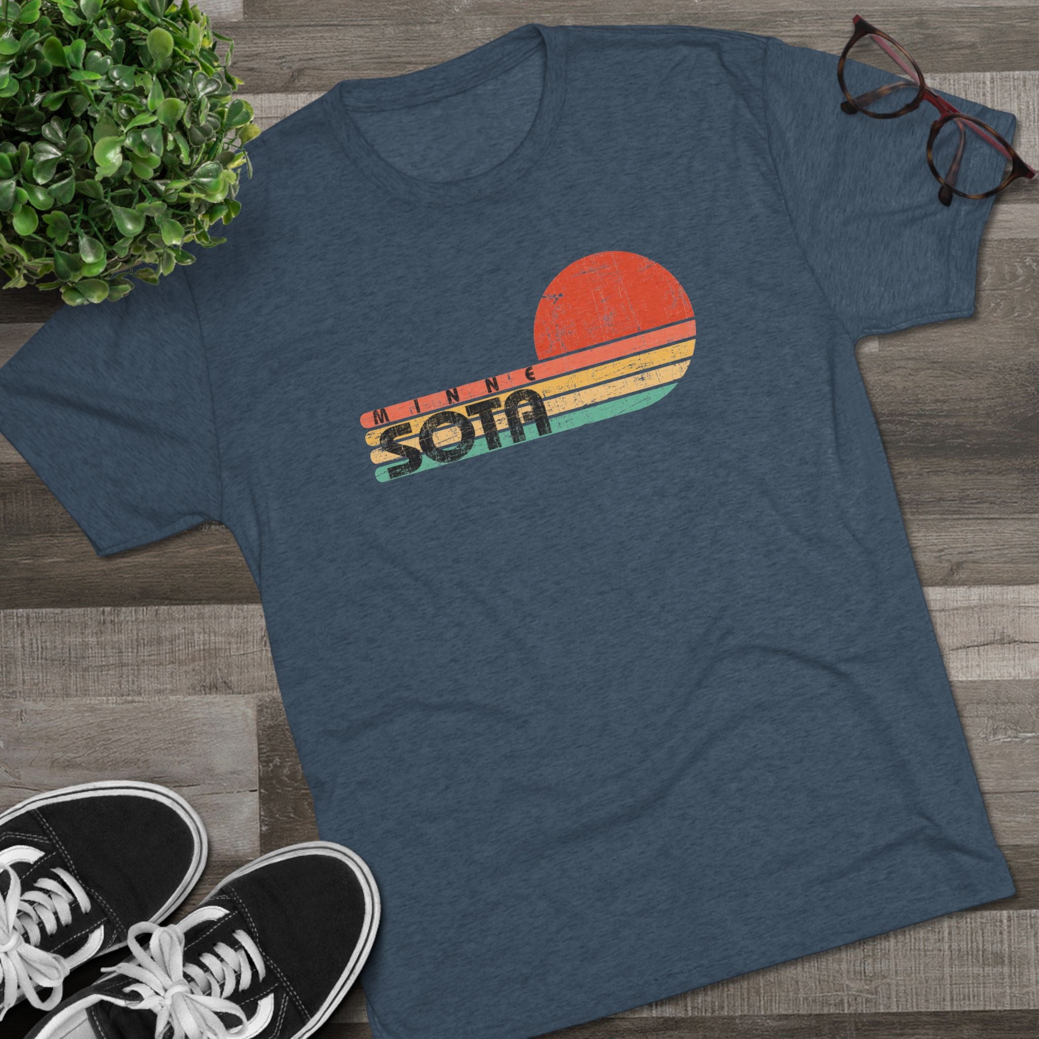 Retro MinneSOTA Unisex Tri-Blend Tee