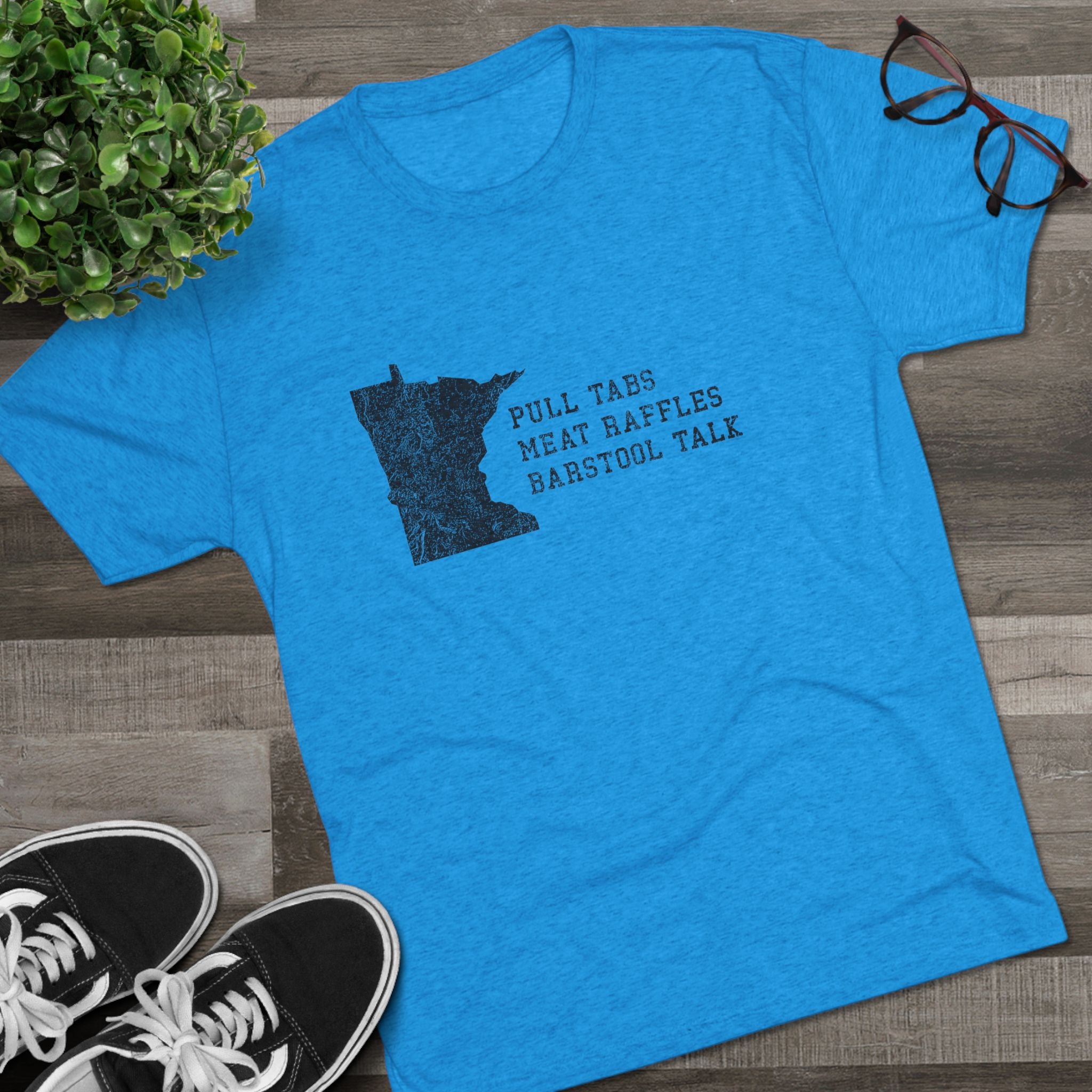 The Holy Trinity Tee: Pull Tabs, Meat Raffles and Barstool Talk T-shirt