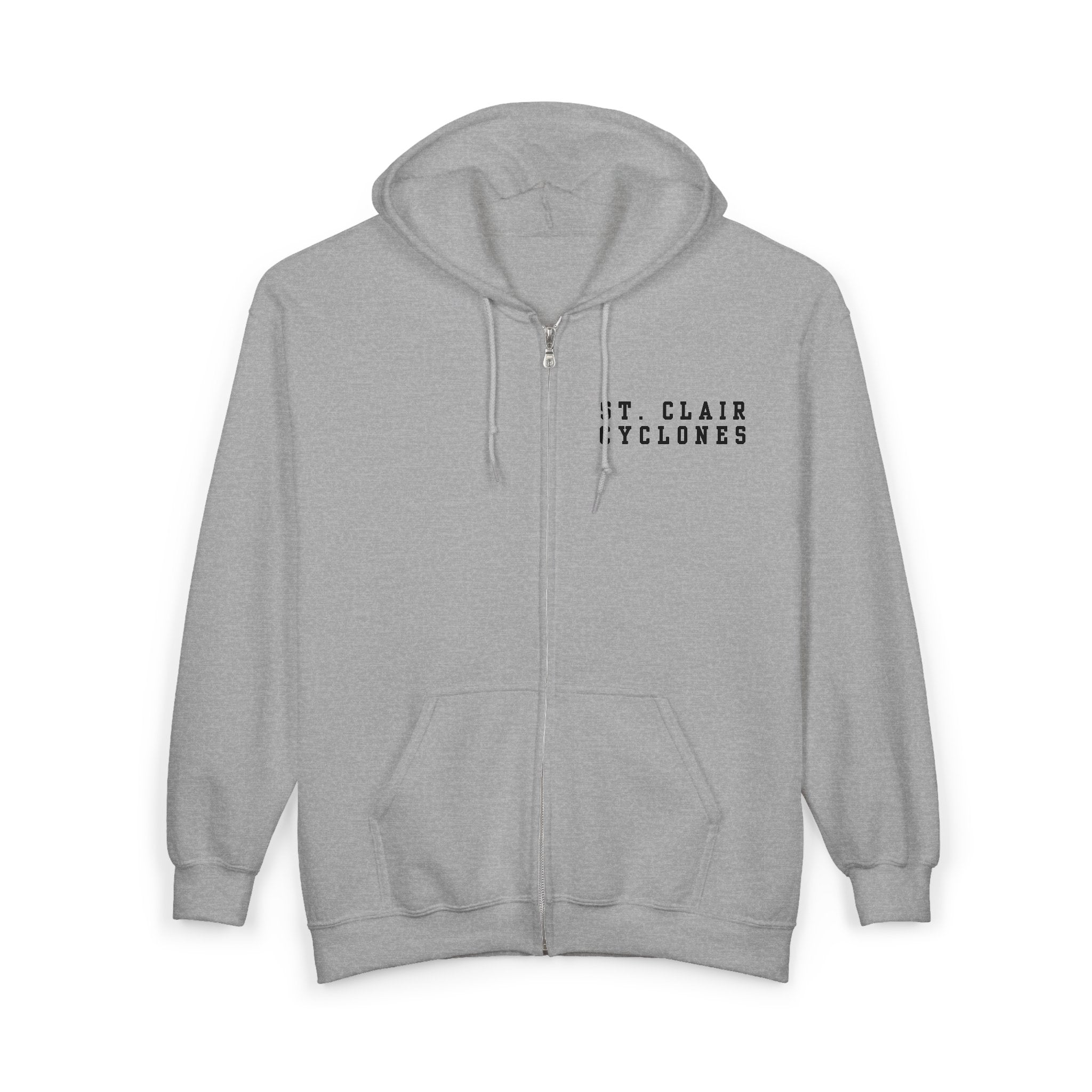 Full Zip Hoodie - Peace, Love and Volleyball
