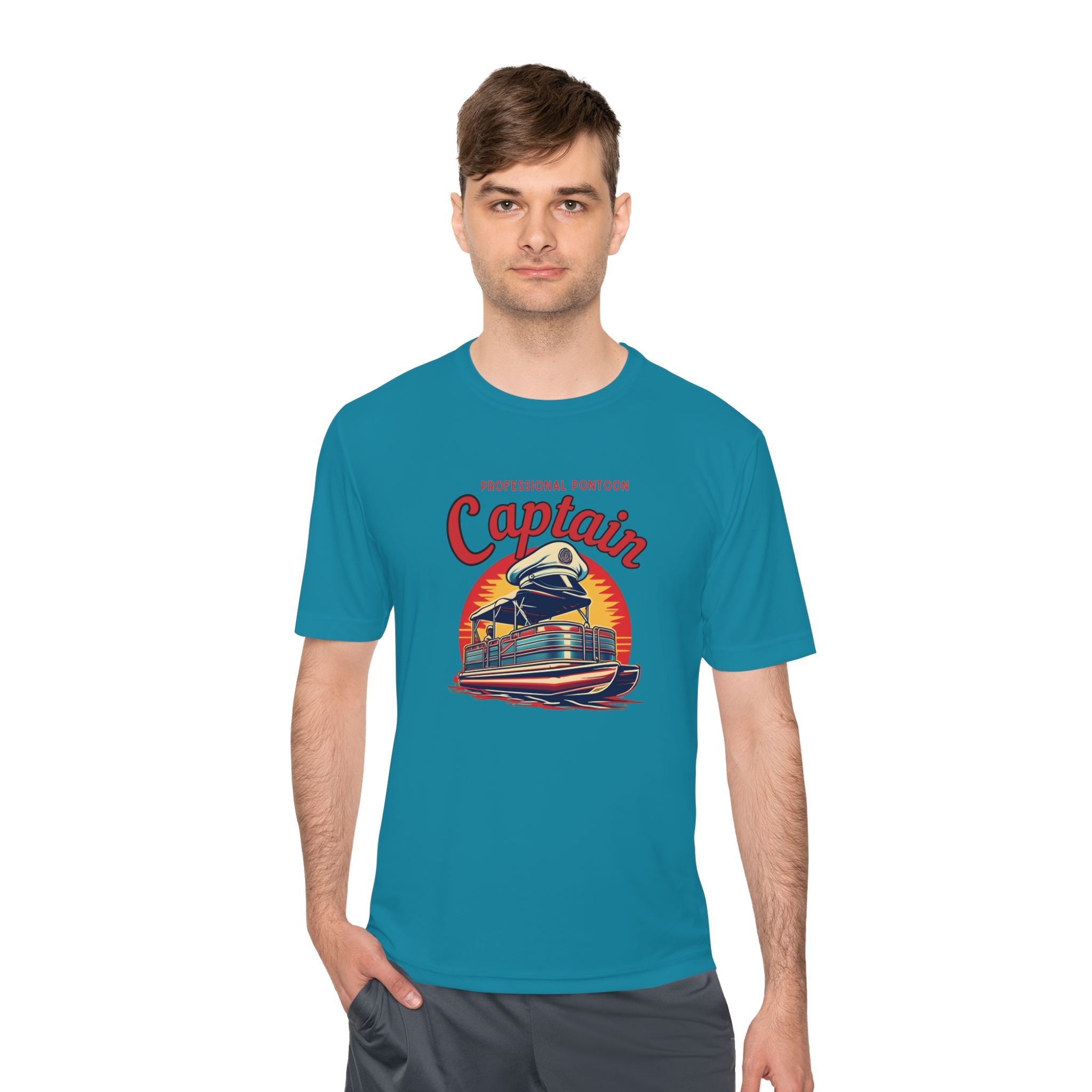 Professional Pontoon Captain Moisture Wicking Tee