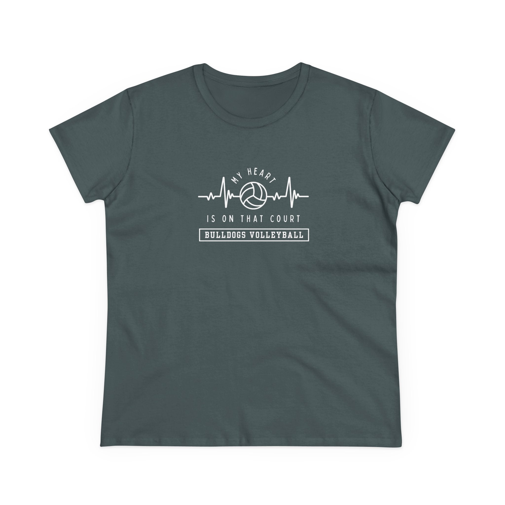 Personalized (Optional) Heartfelt Volleyball Tee for Women