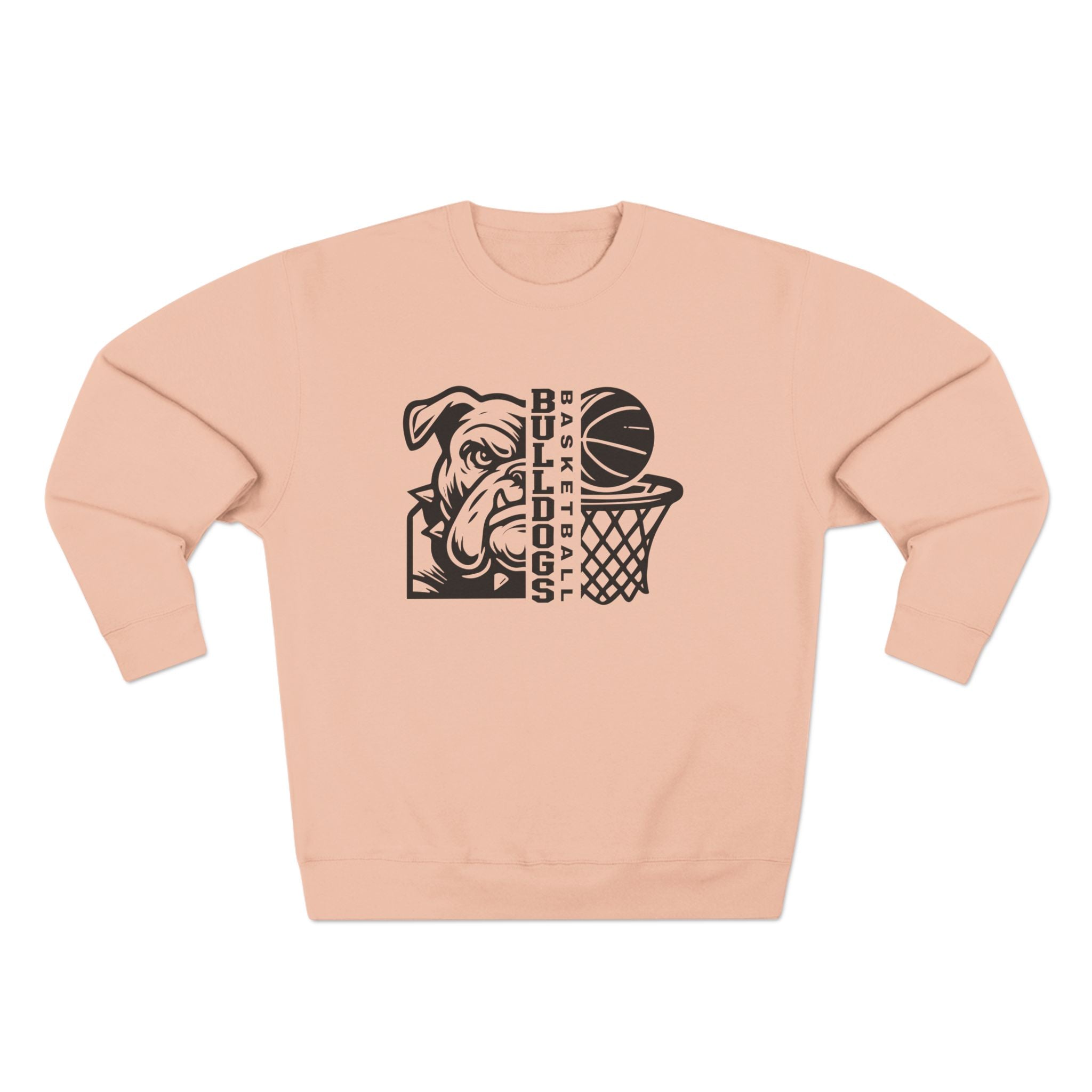 Bulldog Basketball Unisex Crewneck Sweatshirt