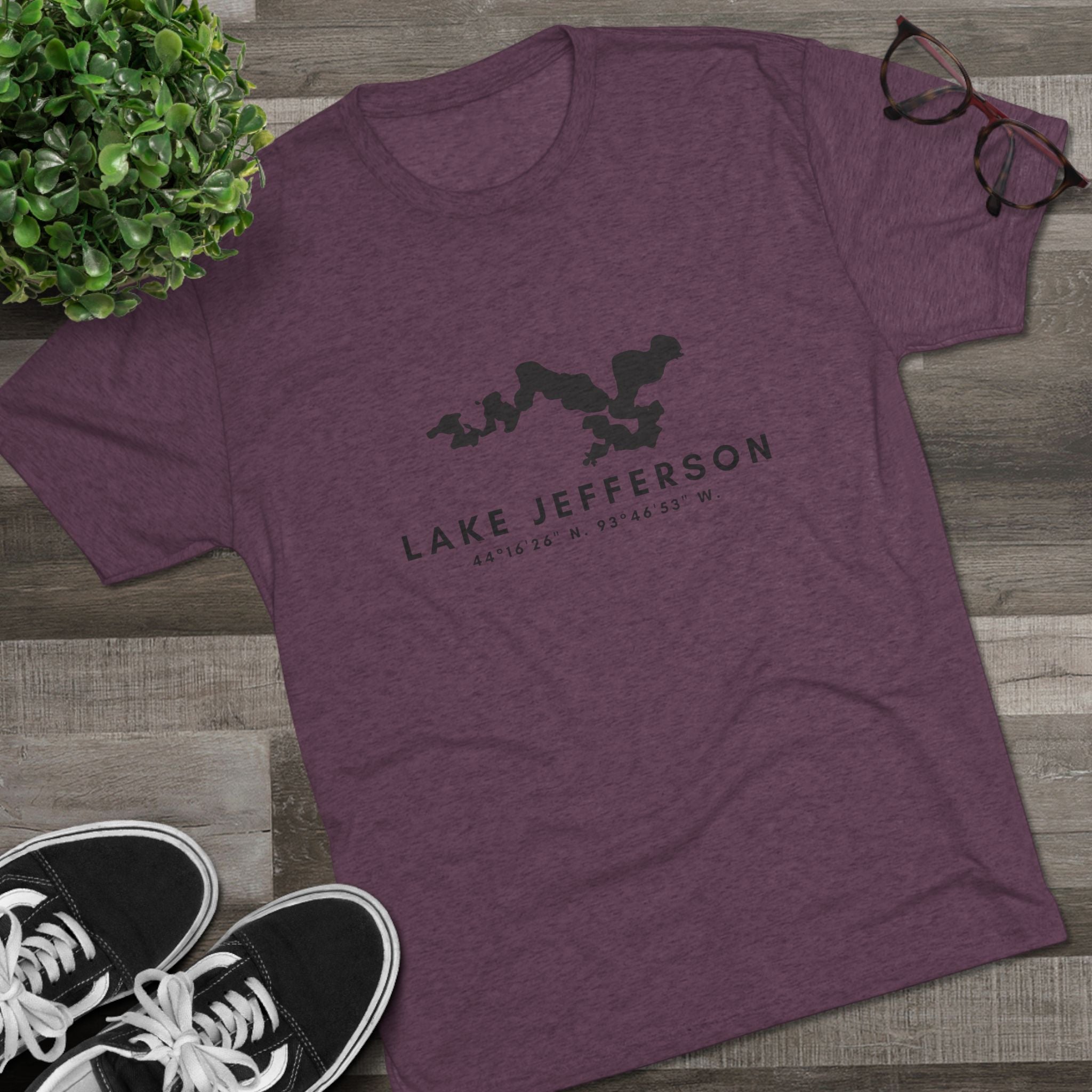 Lake Jefferson Map Tee