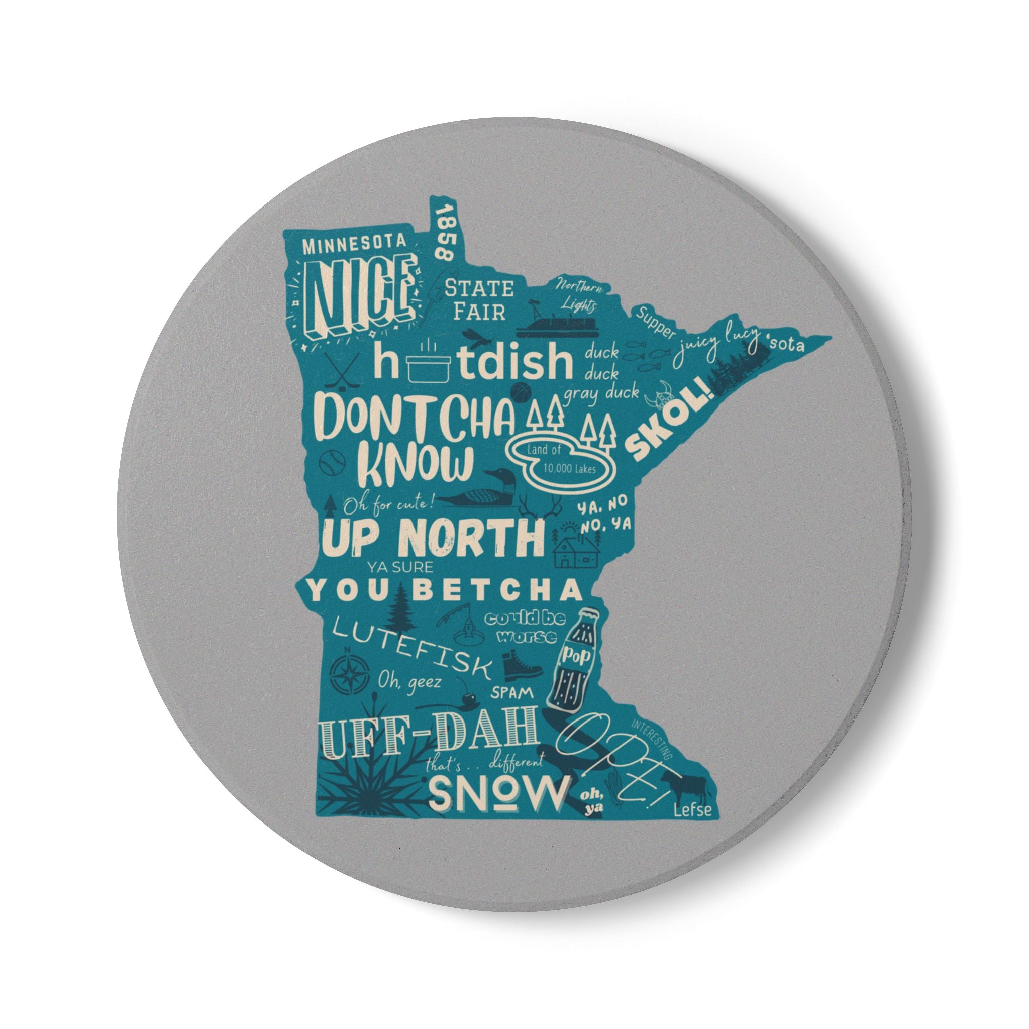 Ceramic Coasters Minnesota