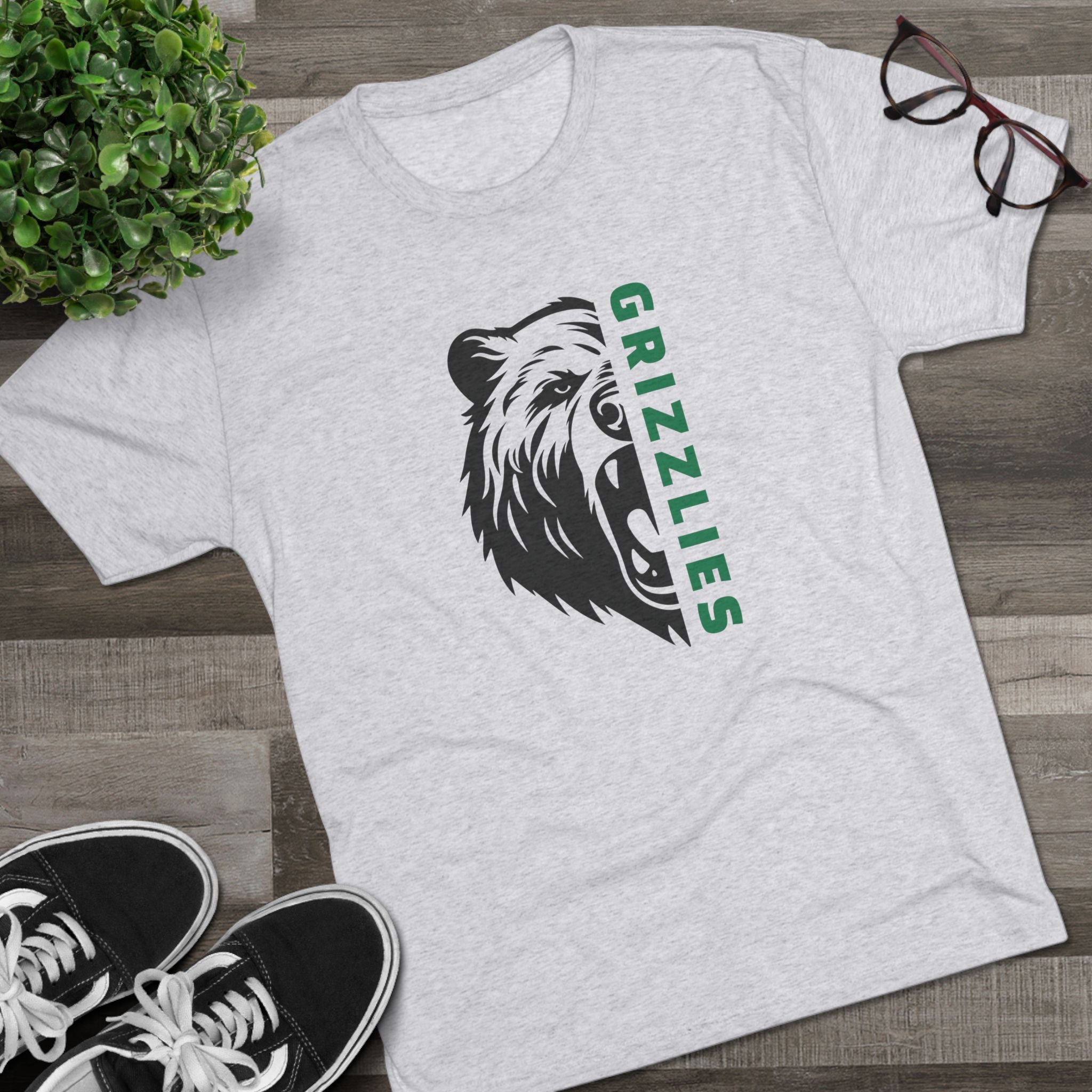 Grizzlies Unisex Tri-Blend Crew Tee