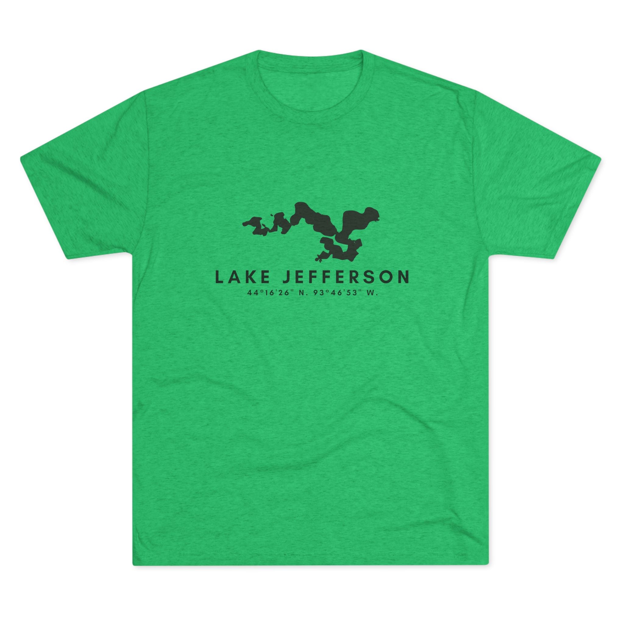 Lake Jefferson Map Tee