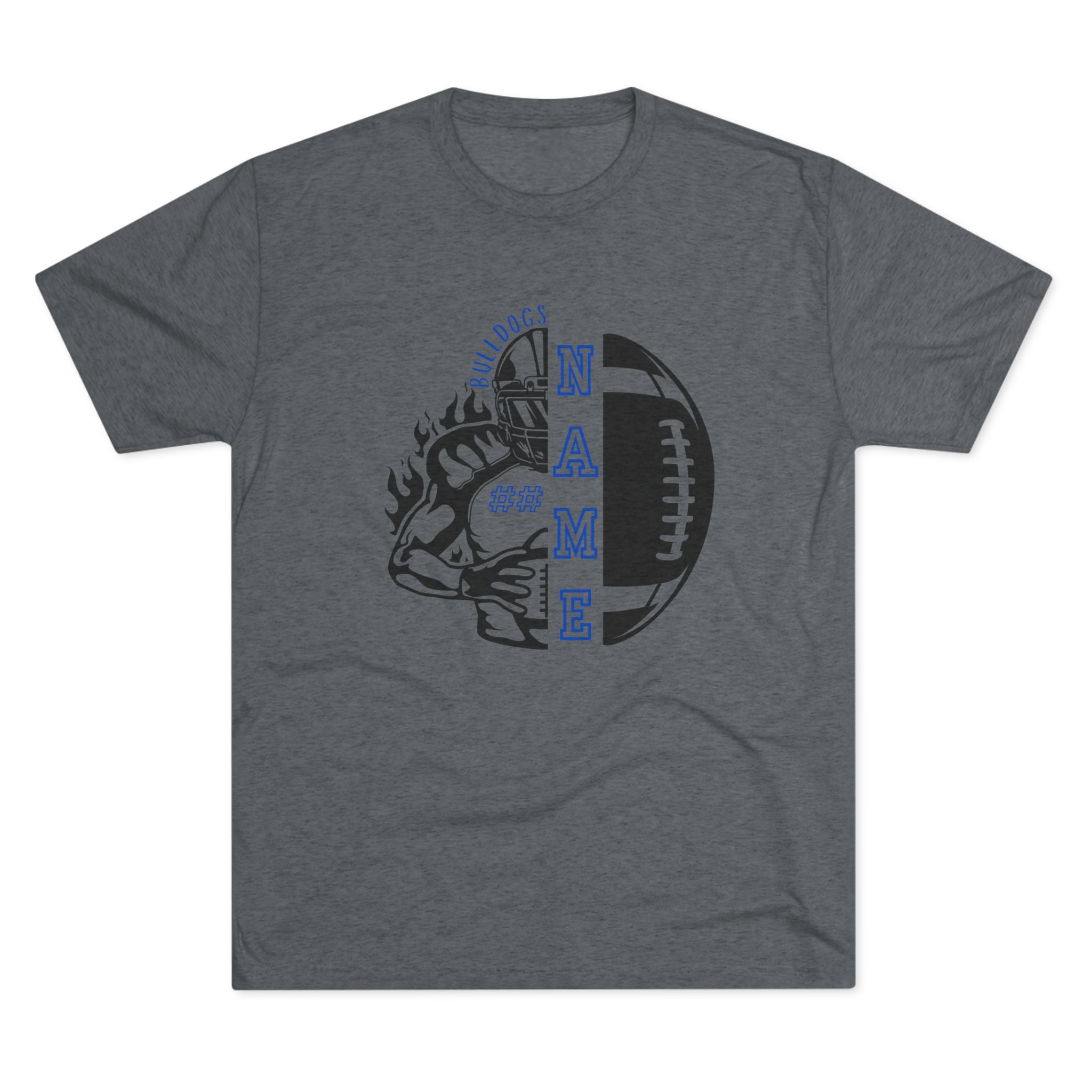 Bulldogs Football Personalized T-shirt