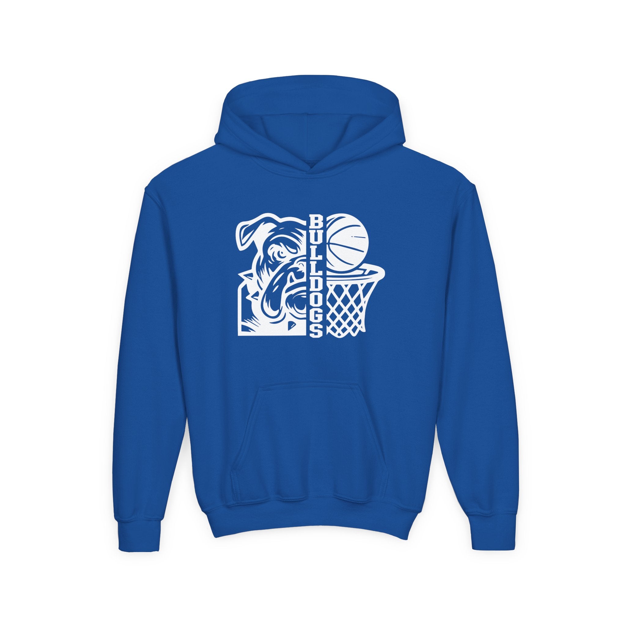 Bulldog Basketball Hooded Sweatshirt (Youth)