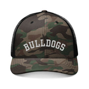 Embroidered Bulldogs Camouflage Trucker Hat