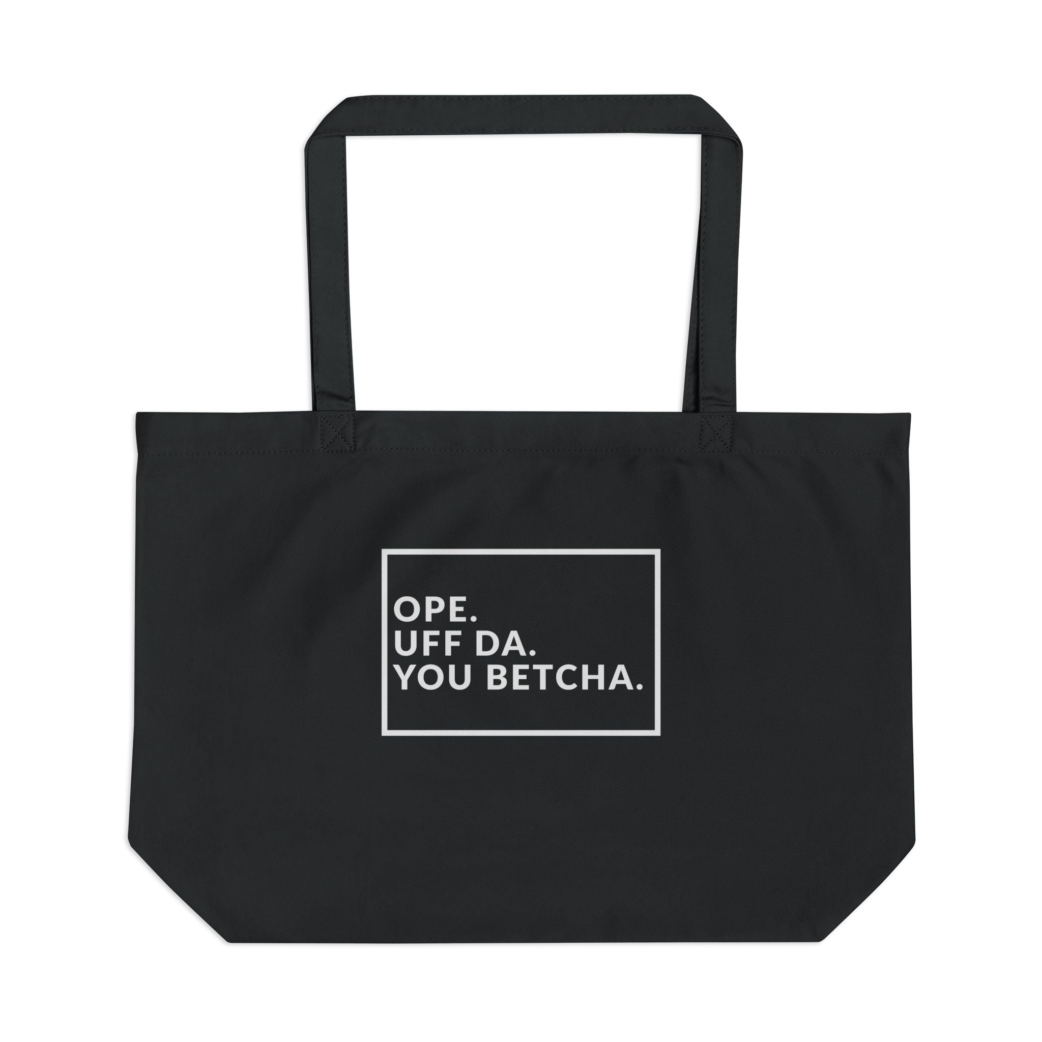 Minnesota Tote Bag — Large Eco Canvas Market Tote