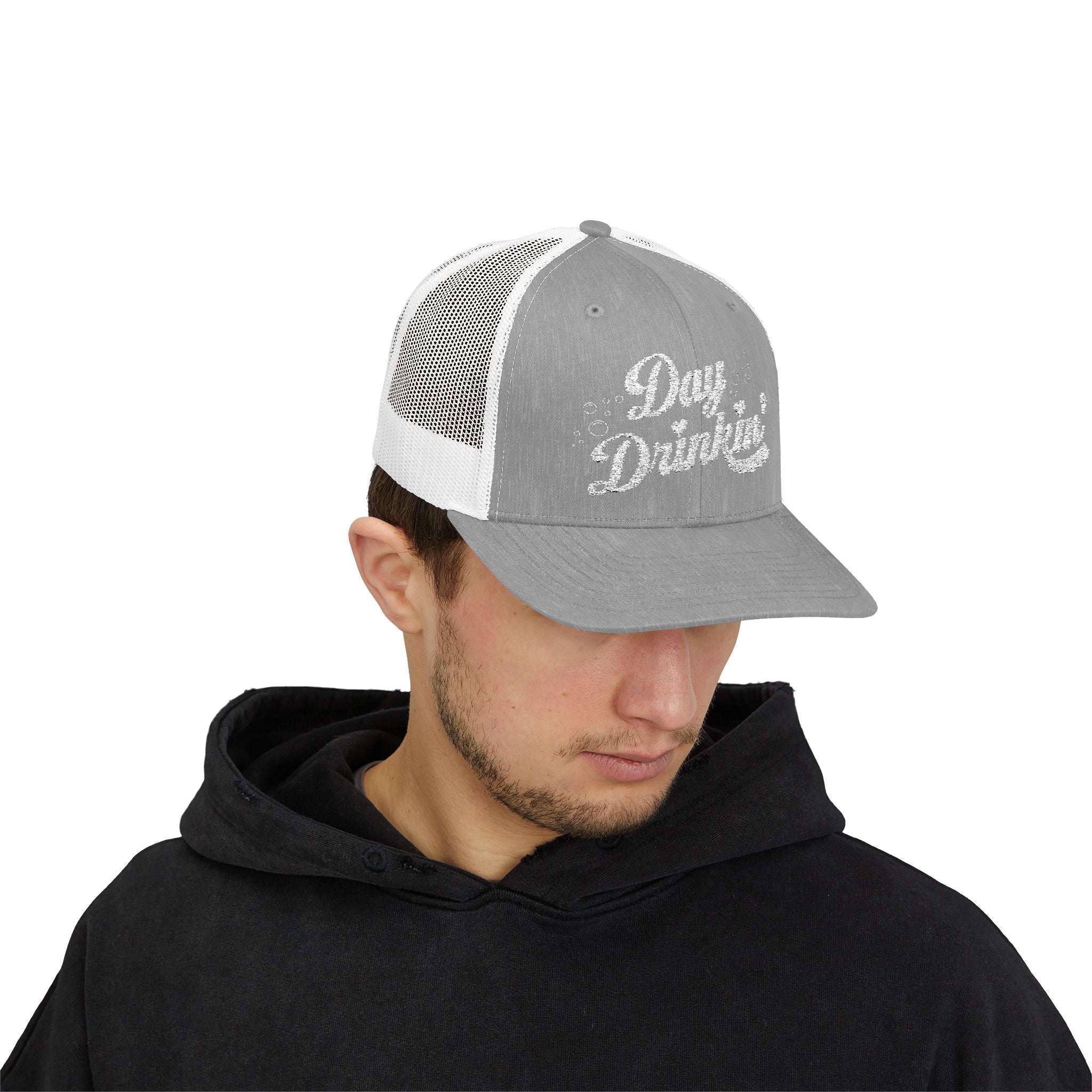 Sparkly Day Drinkin' Snapback Trucker Cap
