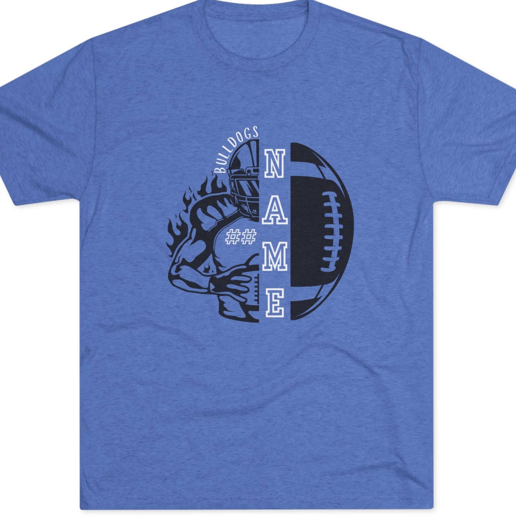 Bulldogs Football Personalized T-shirt