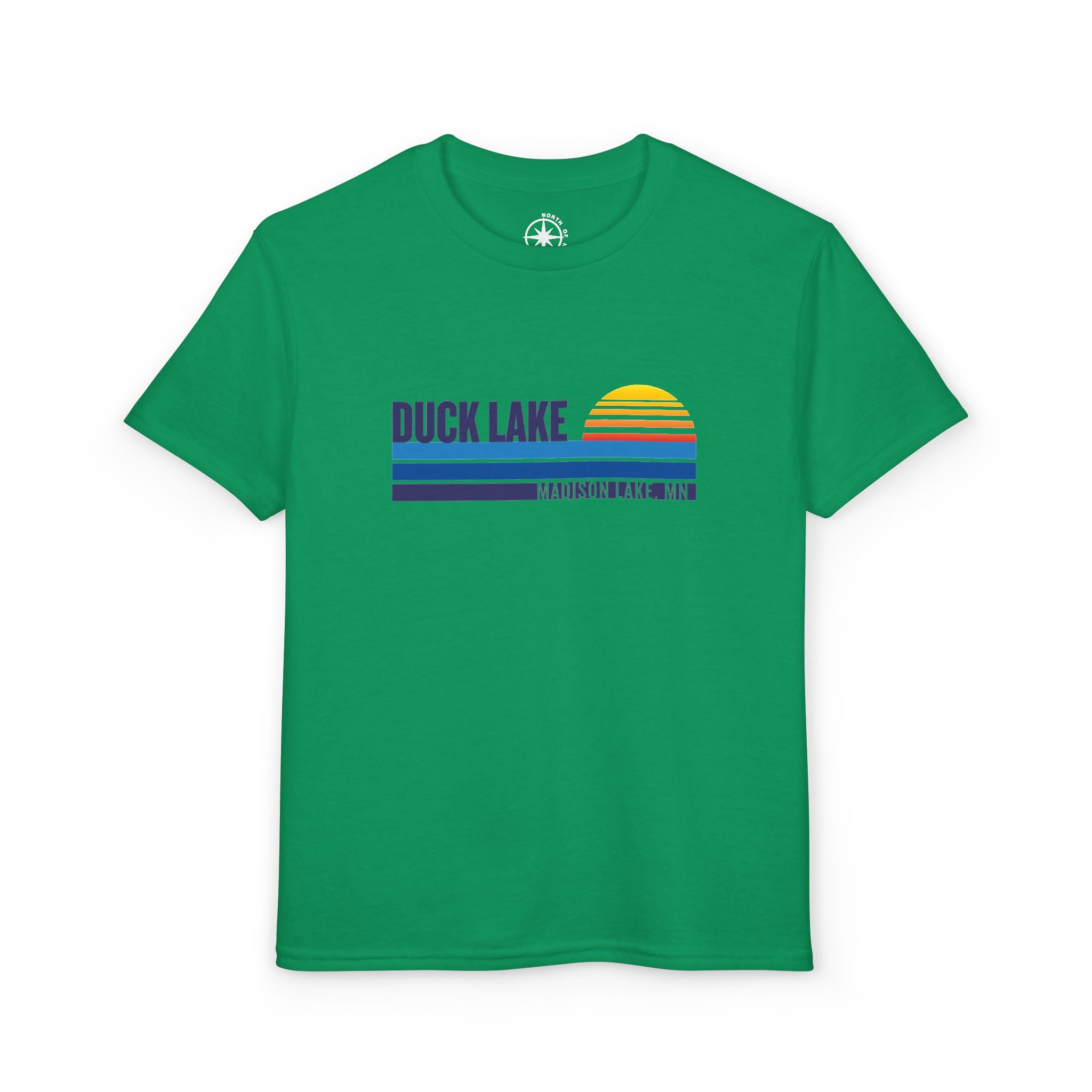 Duck Lake Retro Sunset Kids Tee