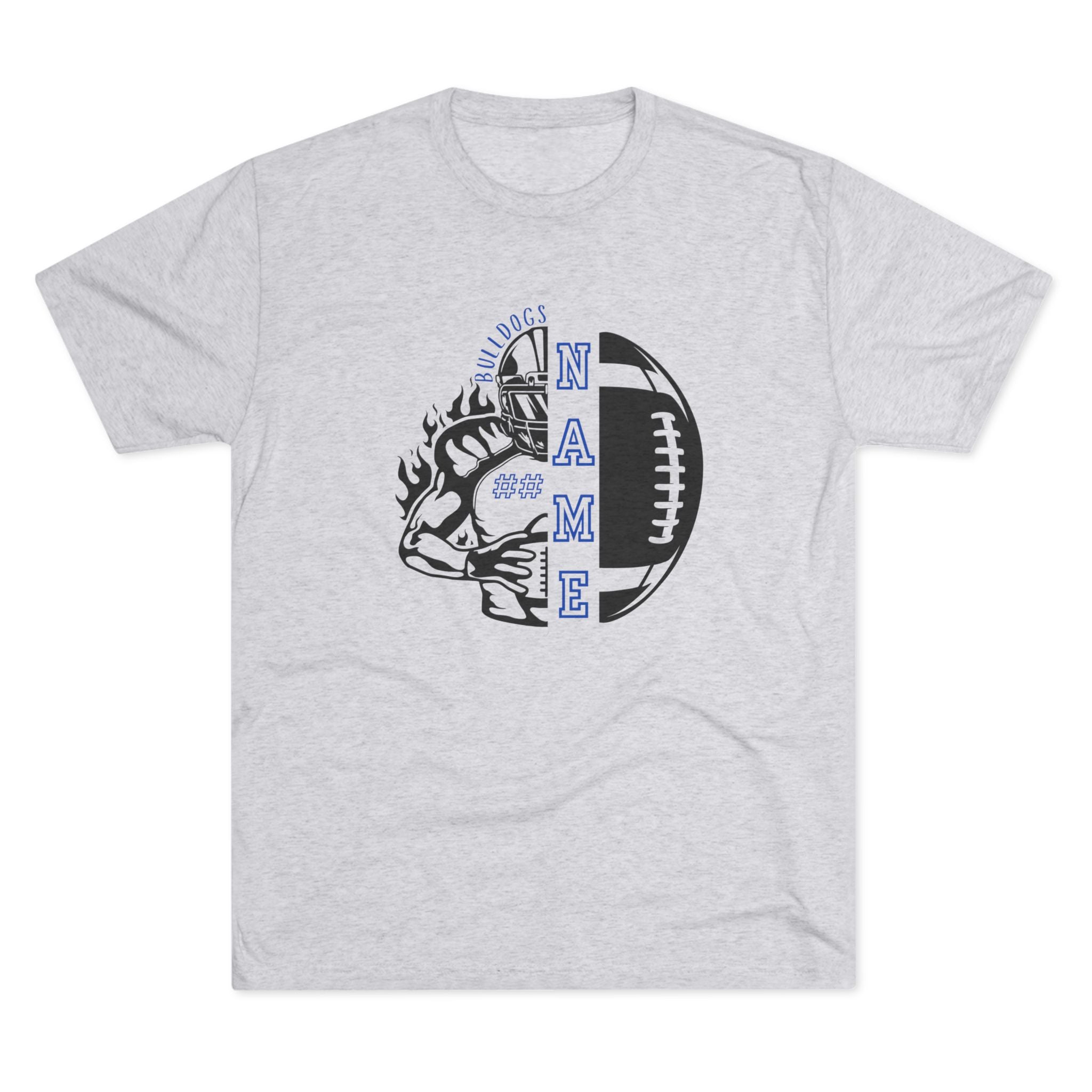 Bulldogs Football Personalized T-shirt