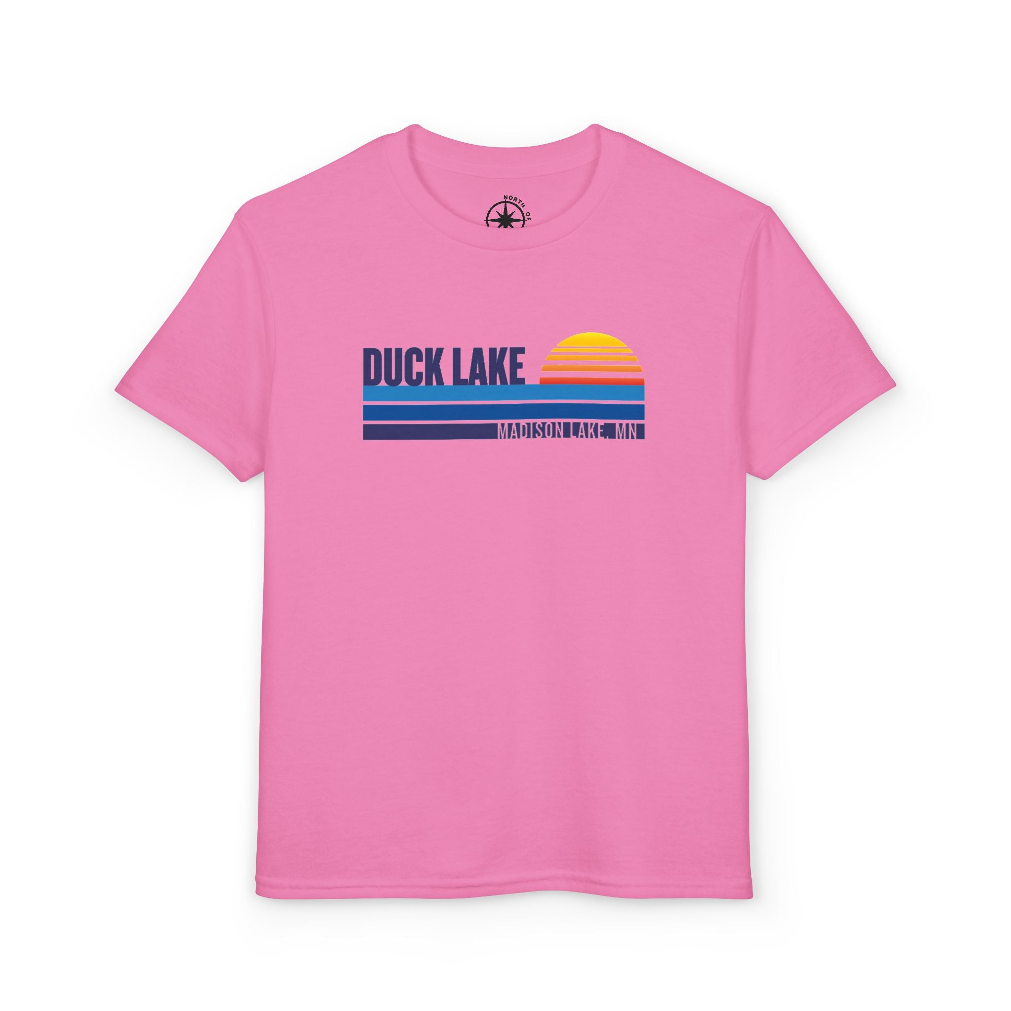 Duck Lake Retro Sunset Kids Tee