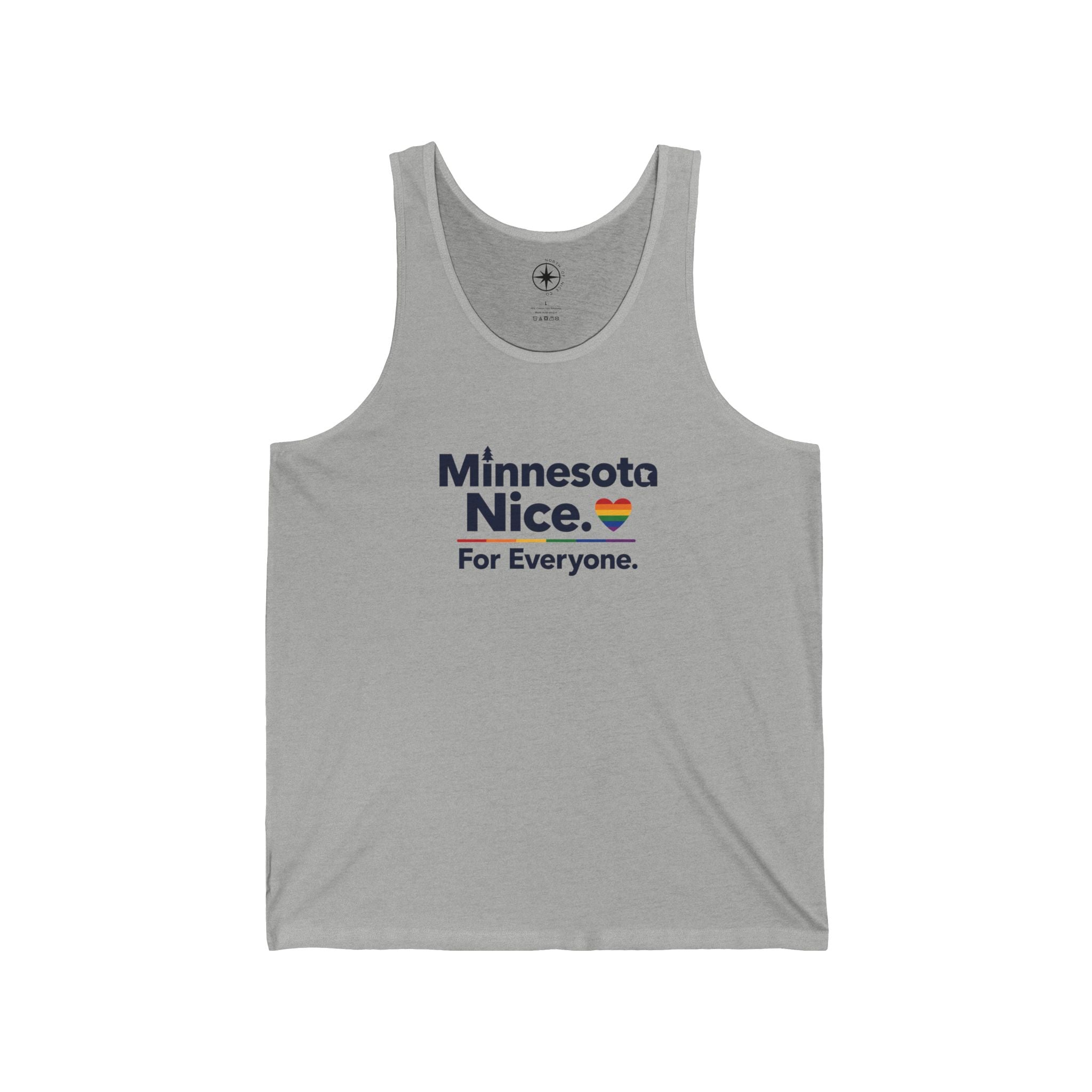 Minnesota Nice. For Everyone. Pride Summer Tank
